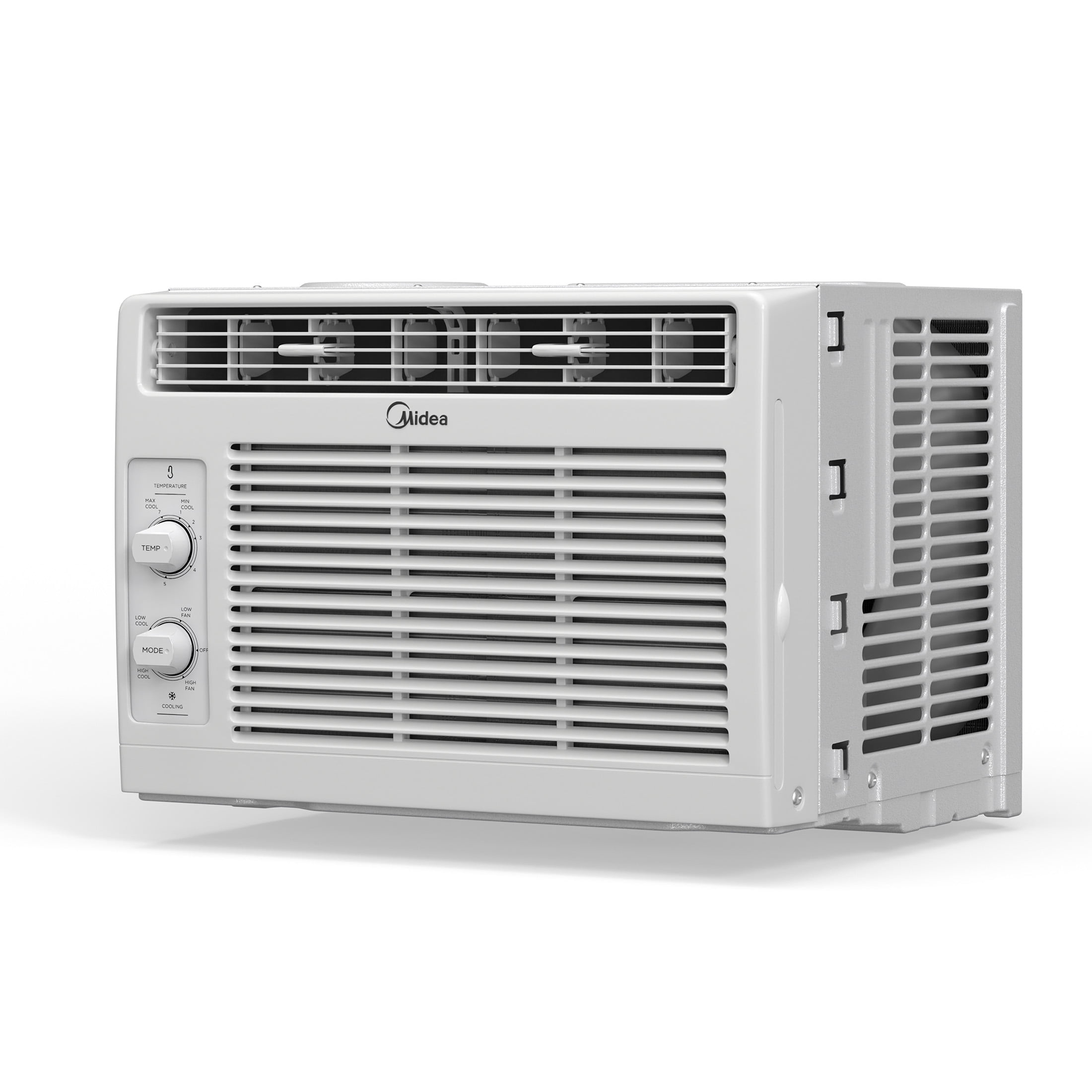 Midea 5,000 BTU Mechanical Window Air Conditioner, Covers up to 150 Sq ft, Easy Installation, MAW05M1WWT, White, New