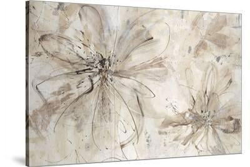 Milk and Honey Floral, Abstract Botanical Gallery-Wrapped Canvas Print Wall Art by Jodi Maas
