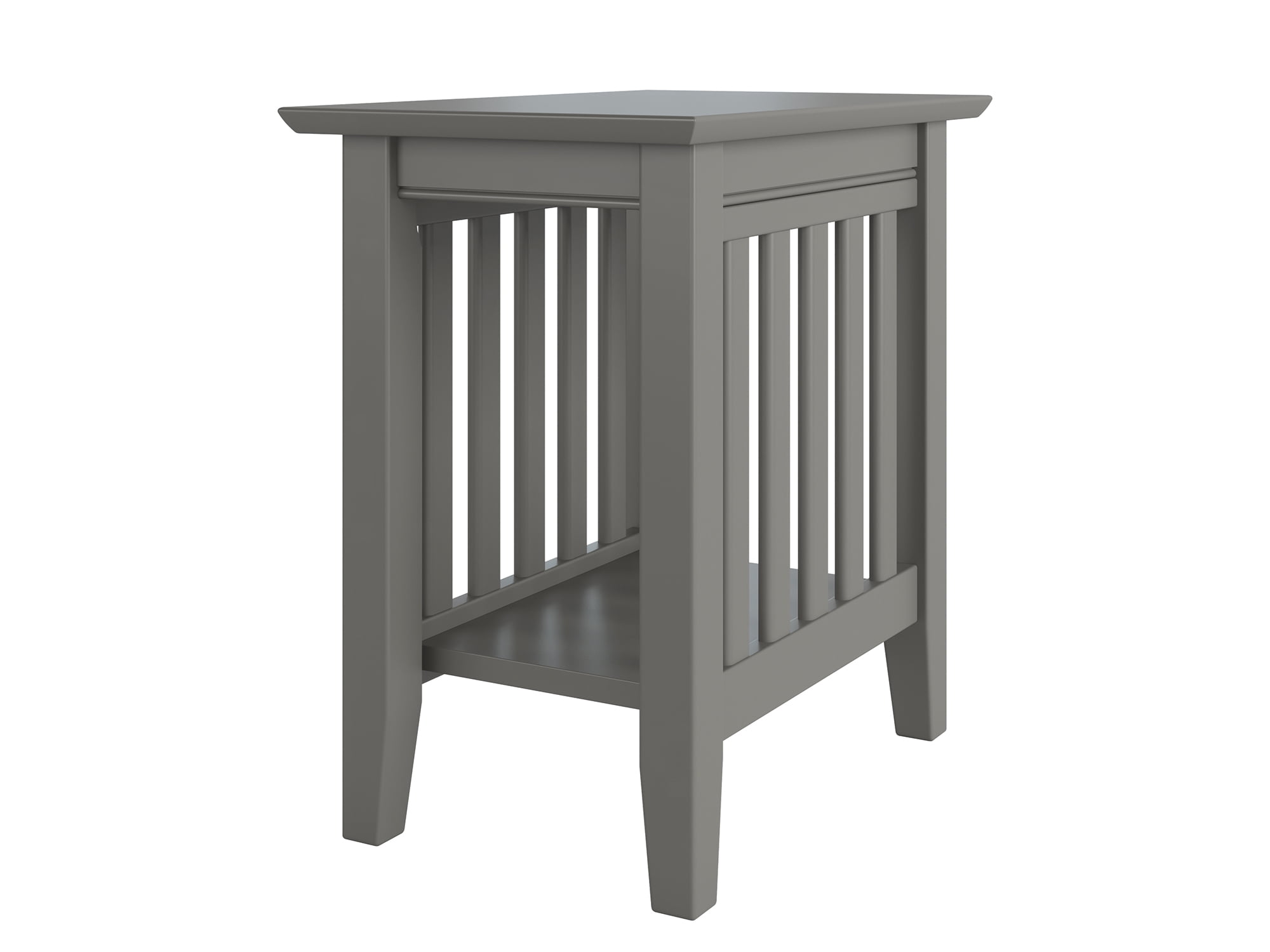 AFI Mission Chair Side Table, Grey
