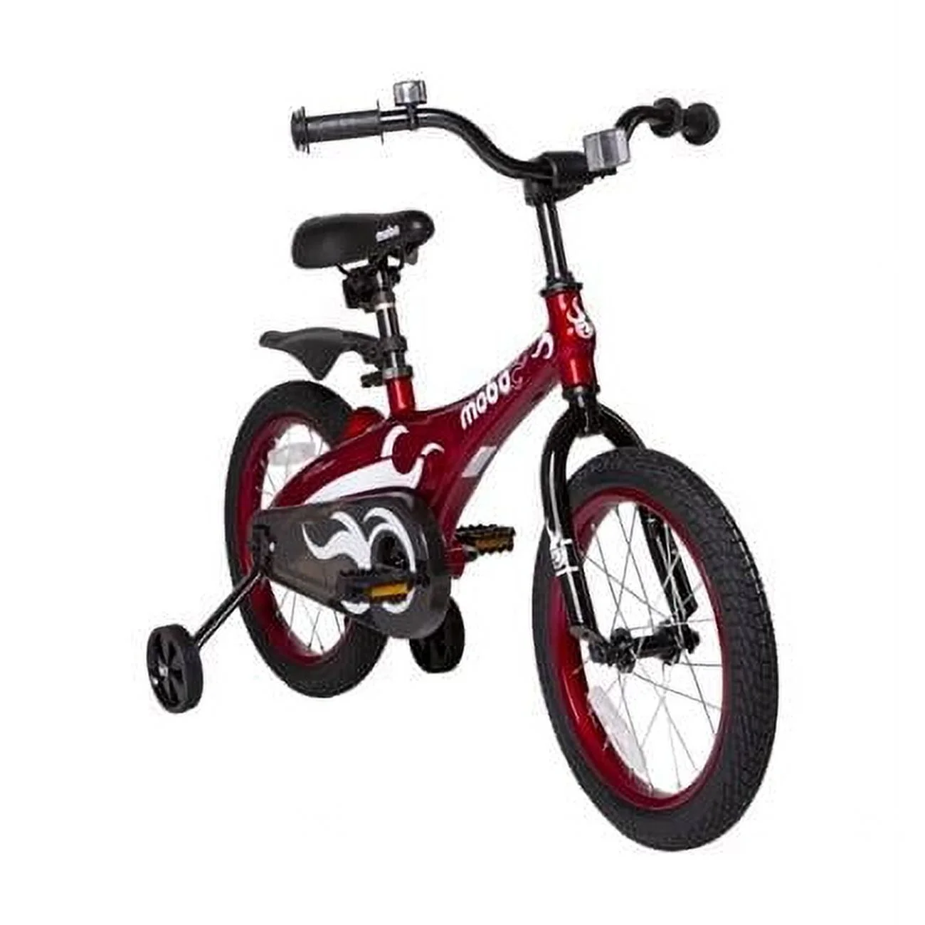 Mobo Lite Bike w/Training Wheels. 16" Child Bicycle, Red