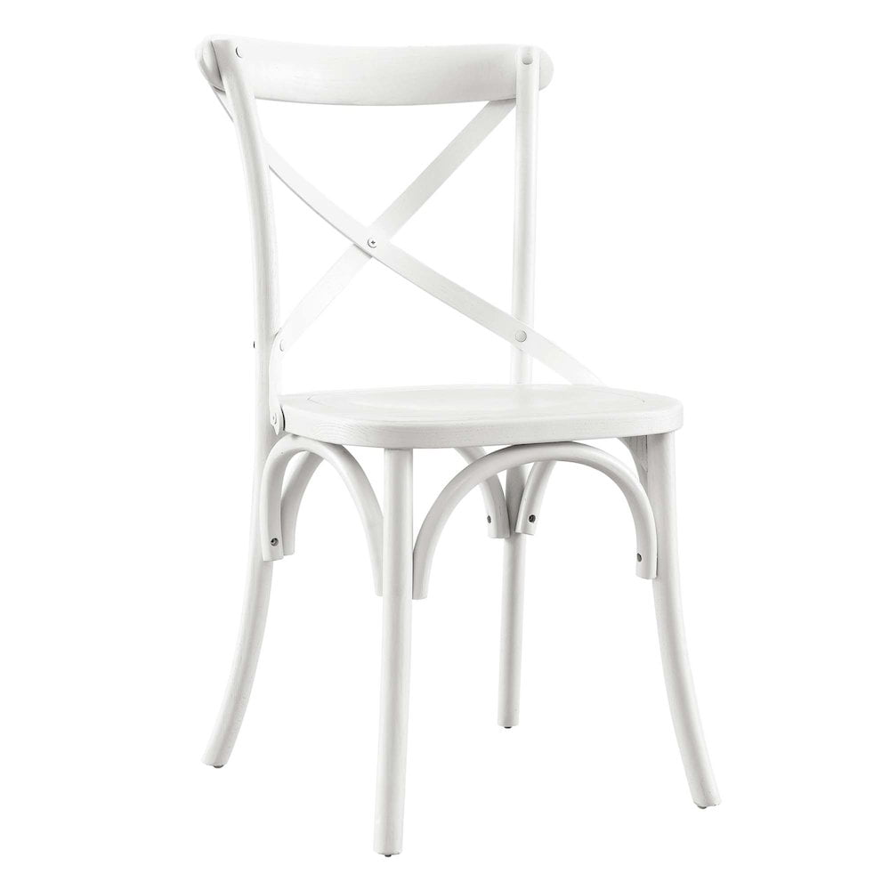 Modway Gear Dining Side Chair in White
