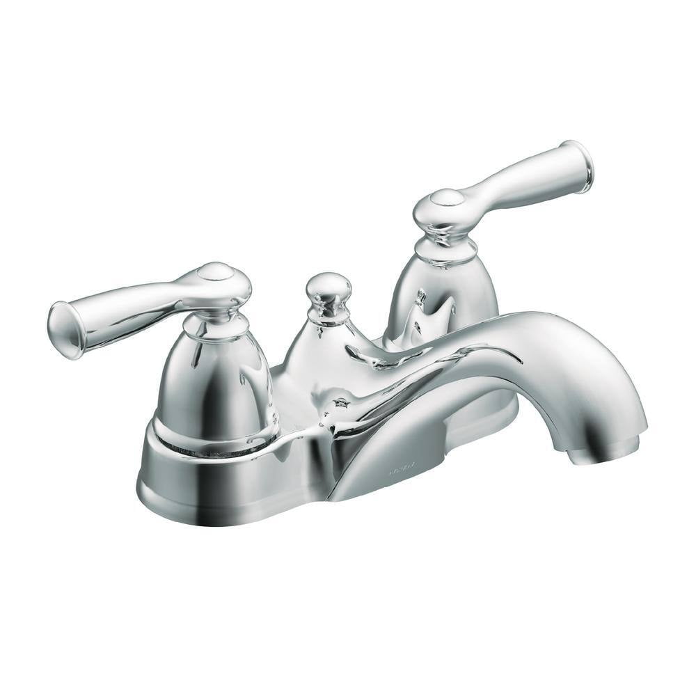 Moen Banbury Two-Handle Low Arc Bathroom Faucet