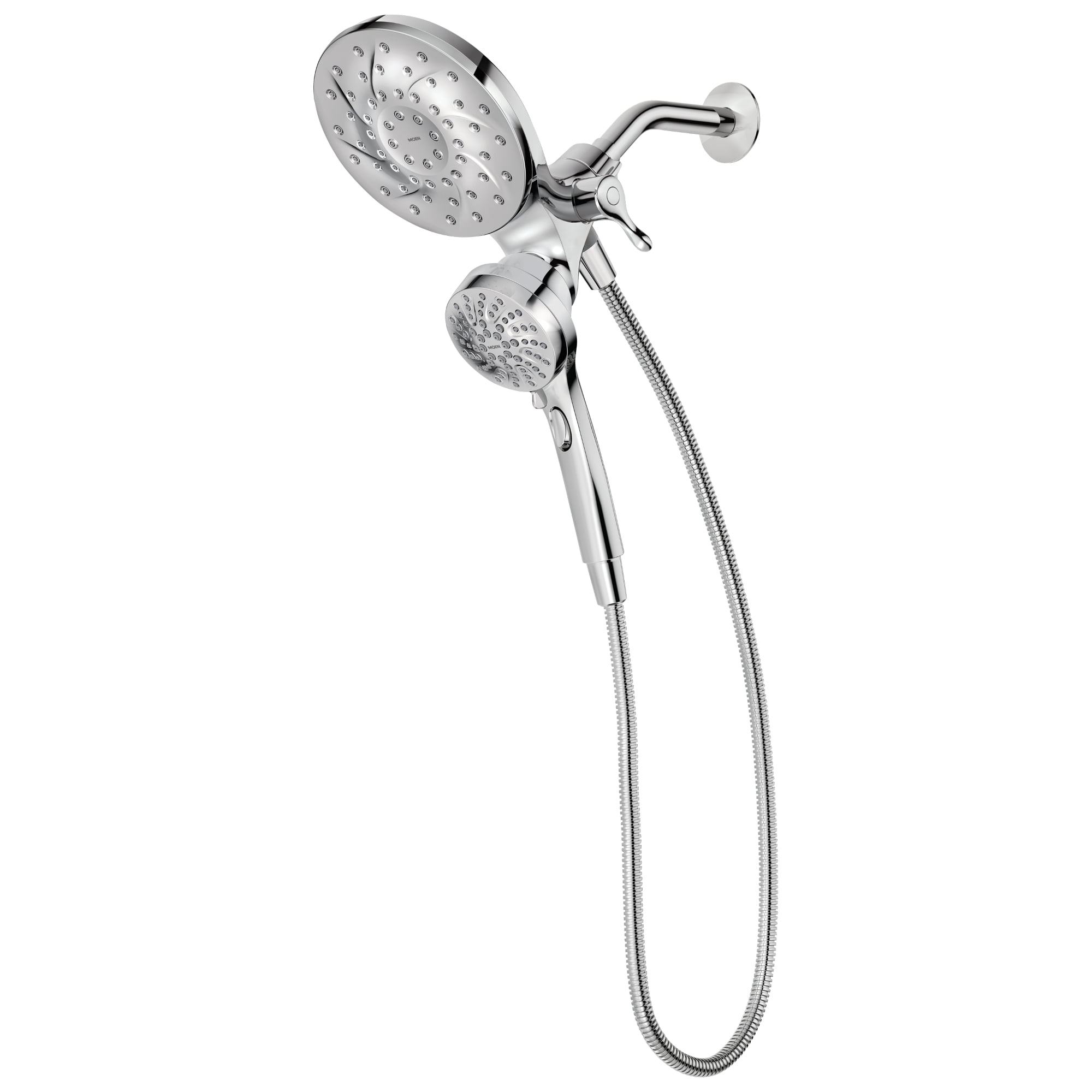 Moen Engage Magnetix Chrome Six-Function Handheld Shower with Magnetic Docking System, 26010