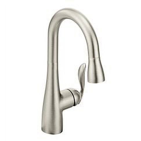 Moen 5995SRS Spot resist stainless one-handle pulldown bar faucet