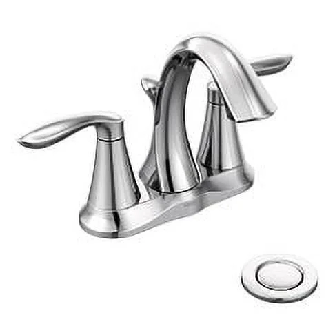 Moen 6410 Eva Two-Handle High Arc Bathroom Faucet