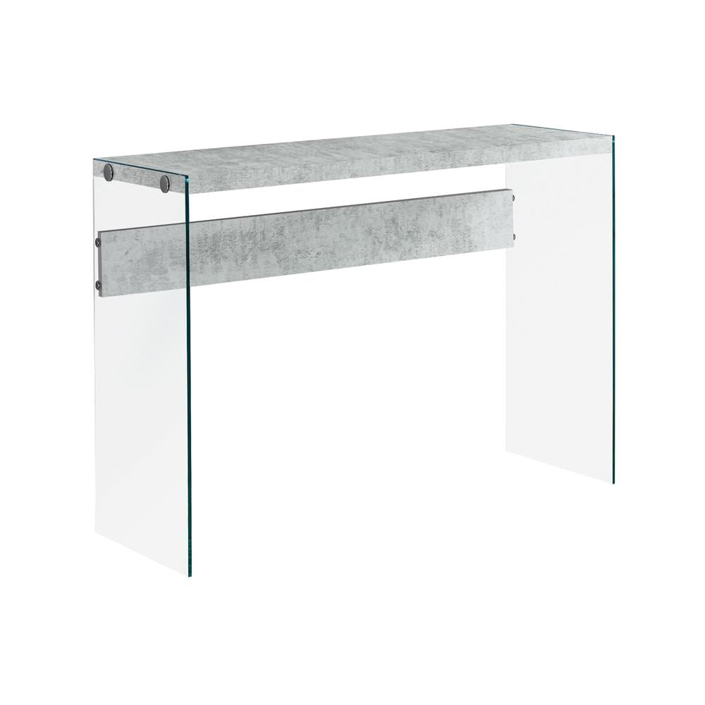 Monarch Specialties Accent Table, Console, Entryway, Narrow, Sofa, Bedroom, Grey Laminate