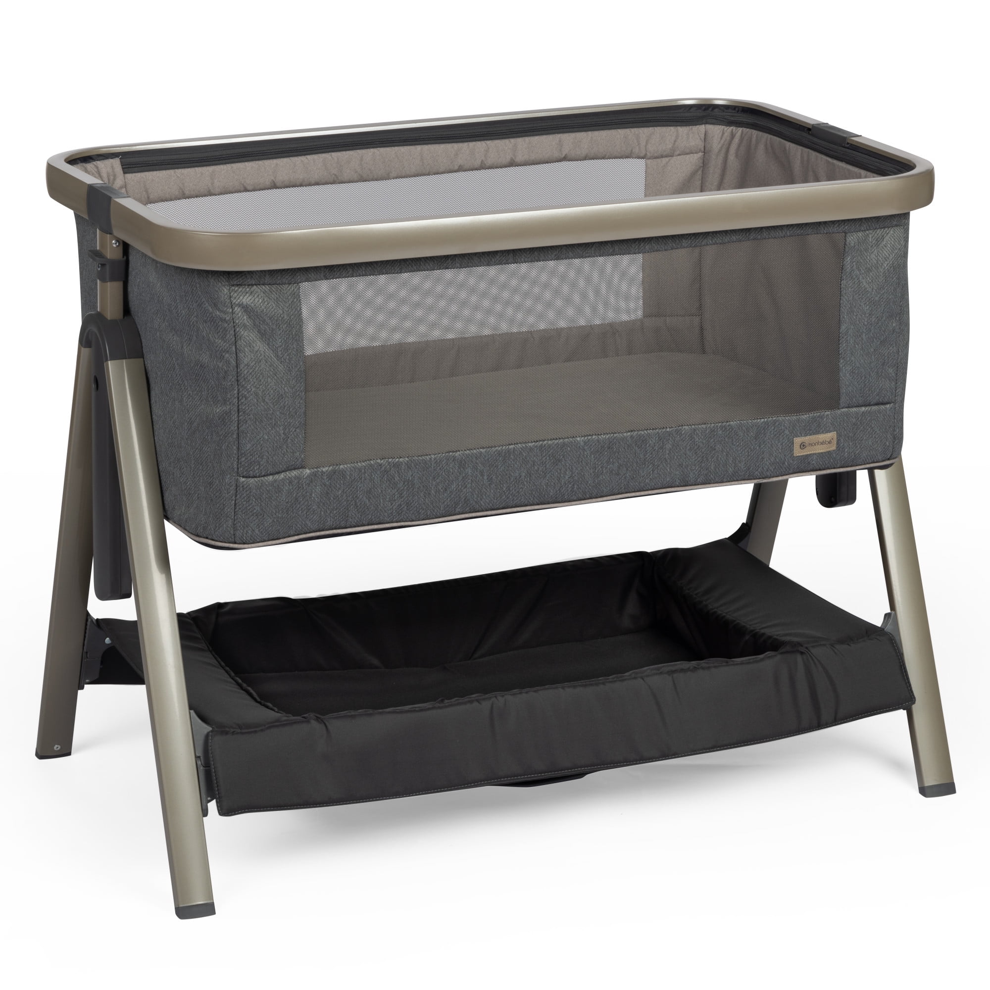 Monbebe Height-Adjustable Baby Bassinet, Castle Point, Infant
