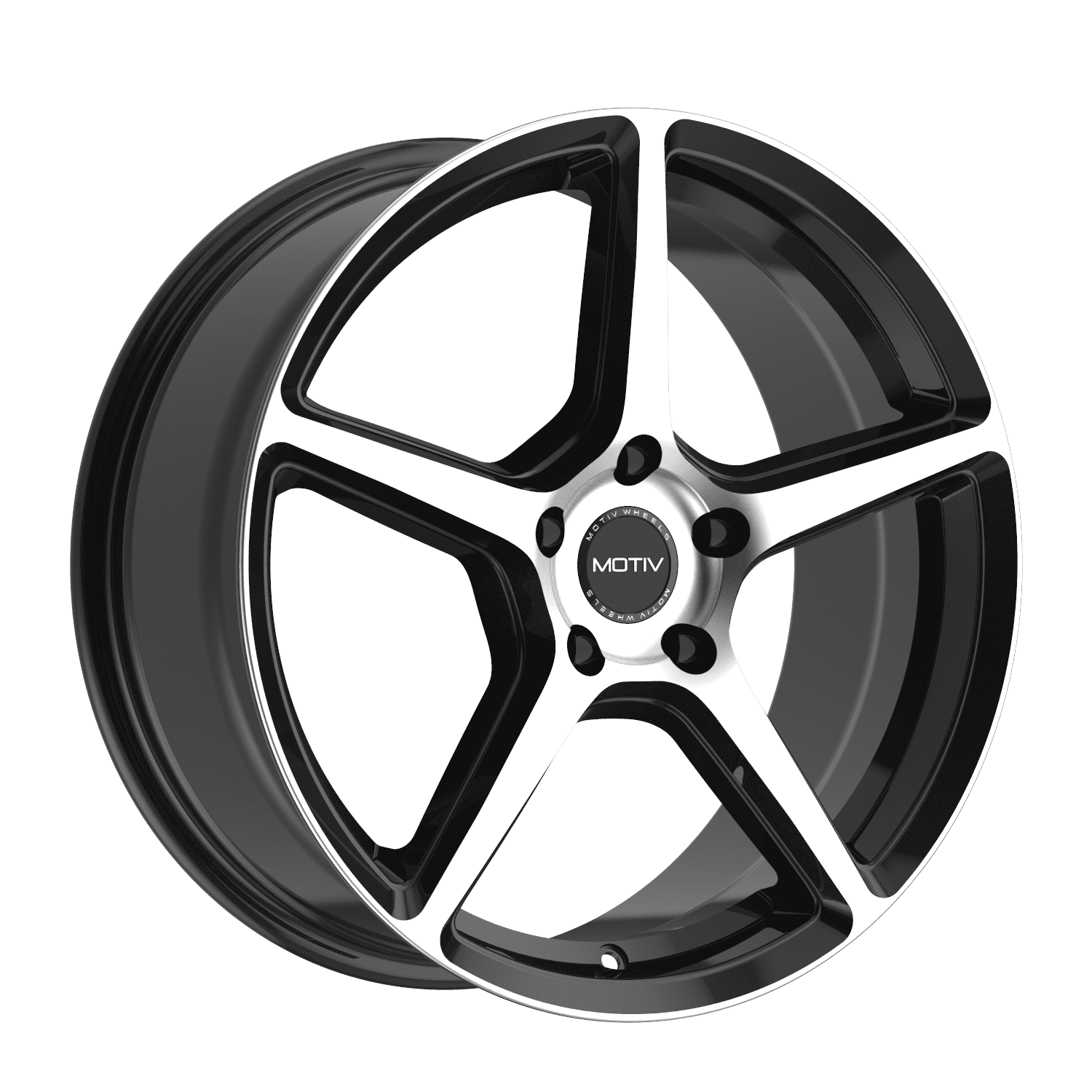 Motiv 16x7.5 5X4.50 433MB Blade Black Wheel Rim