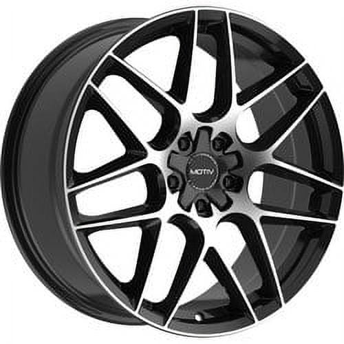 Motiv 18x8 5X4.50 435MB Foil Black Wheel Rim