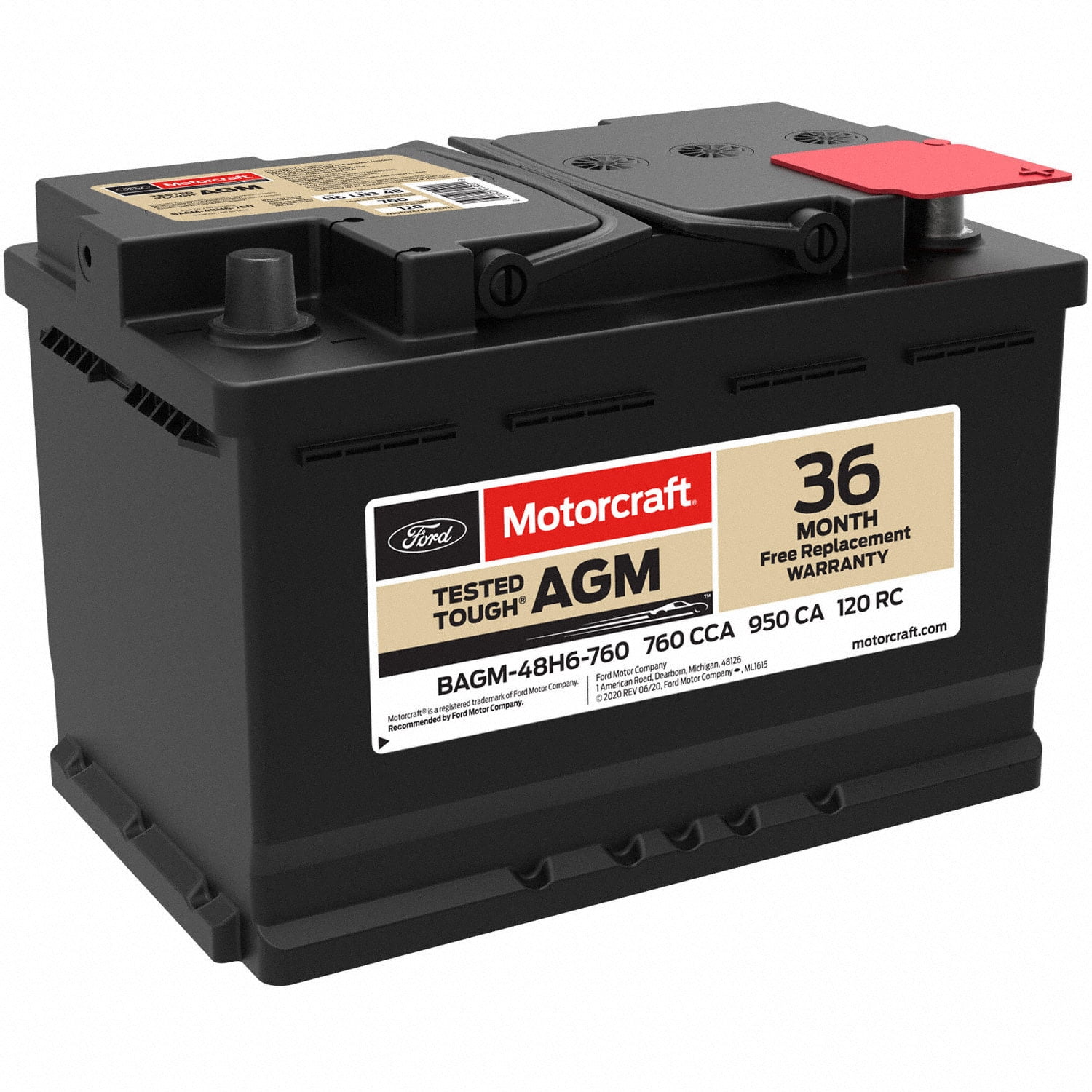 Motorcraft BAGM-48H6-760 Automotive Battery