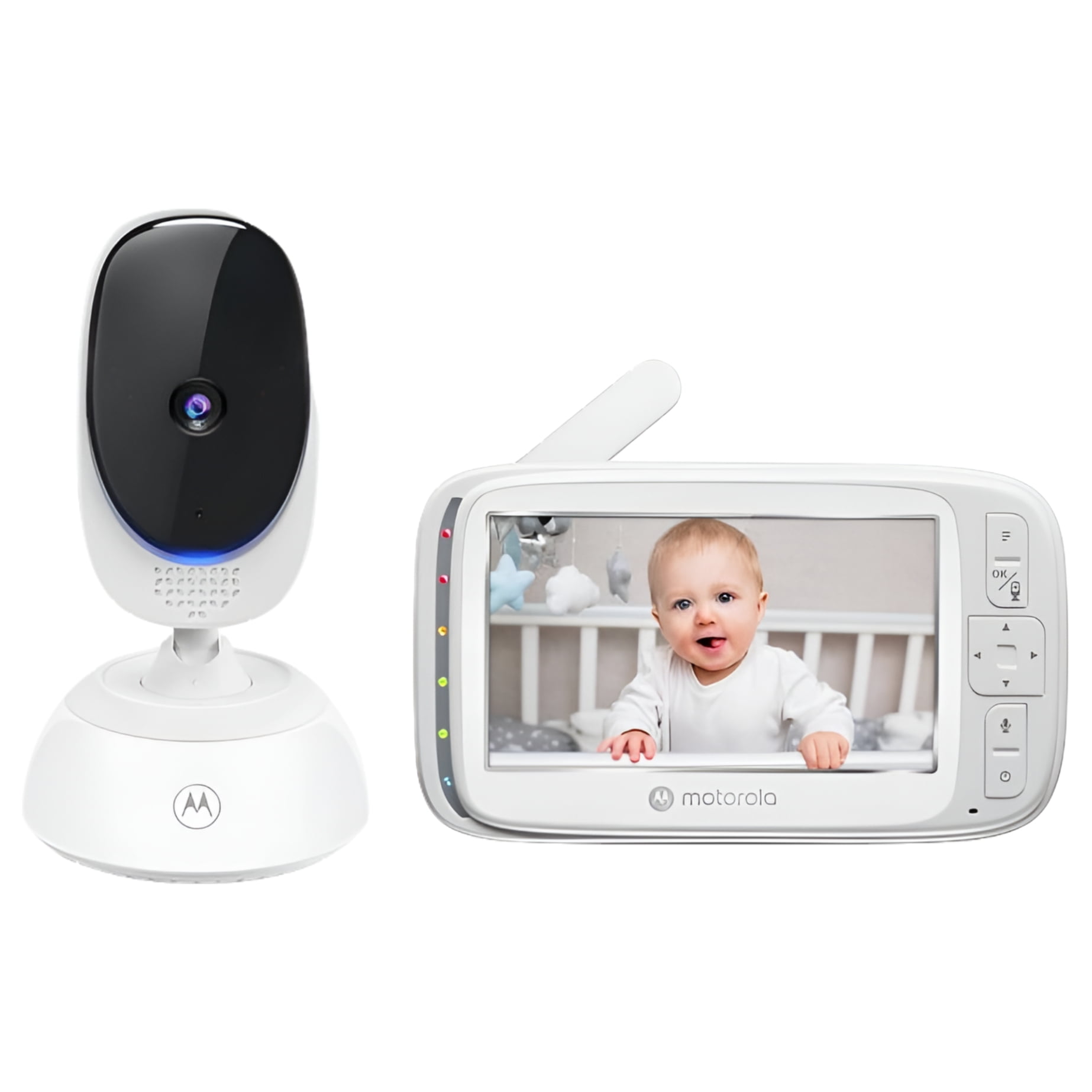 Motorola VM75 Video Baby Monitor w/ 5" Color Screen & Camera | Two-Way Talk, Lullabies, Remote Zoom
