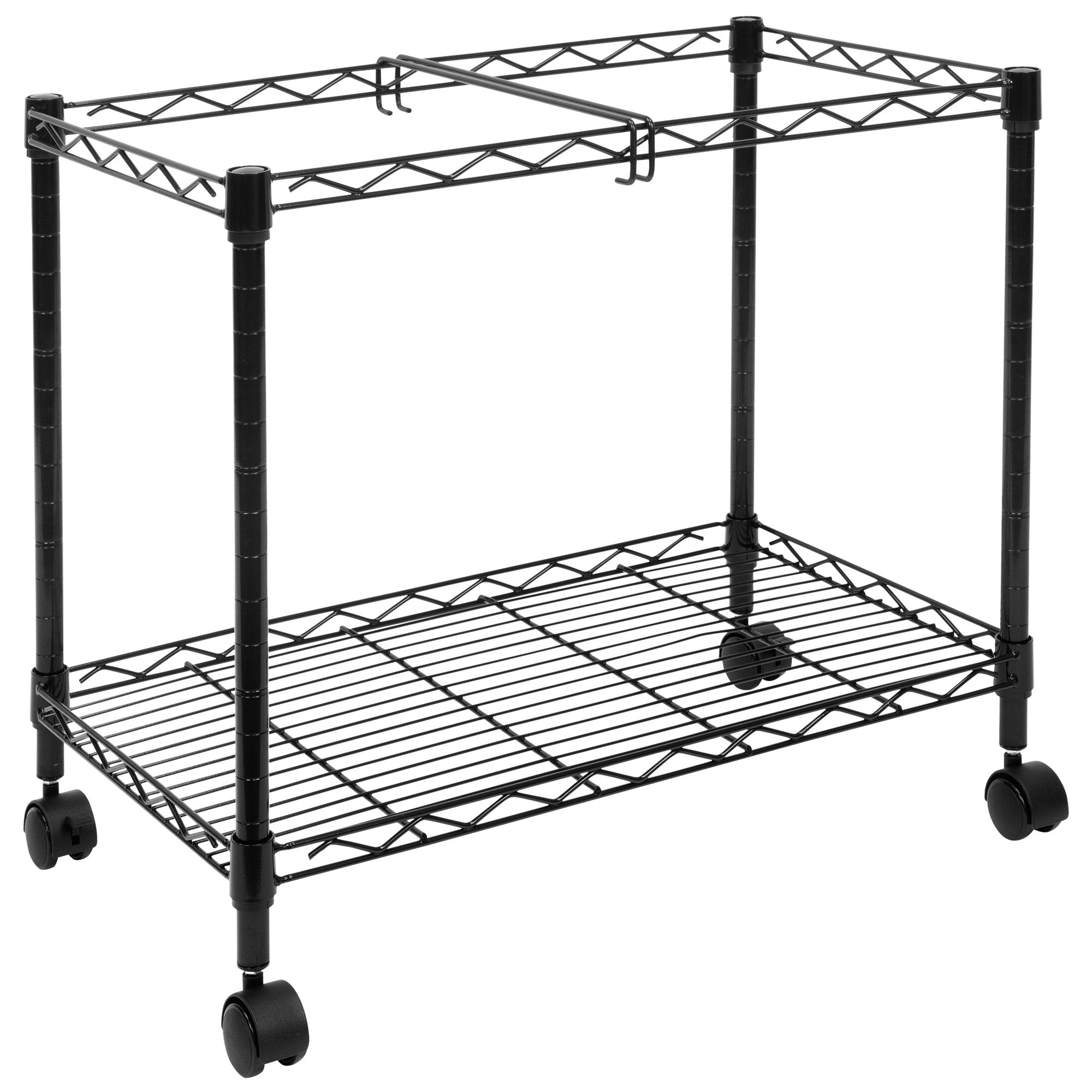 Mount-It! Rolling File Cart with Folder Rack