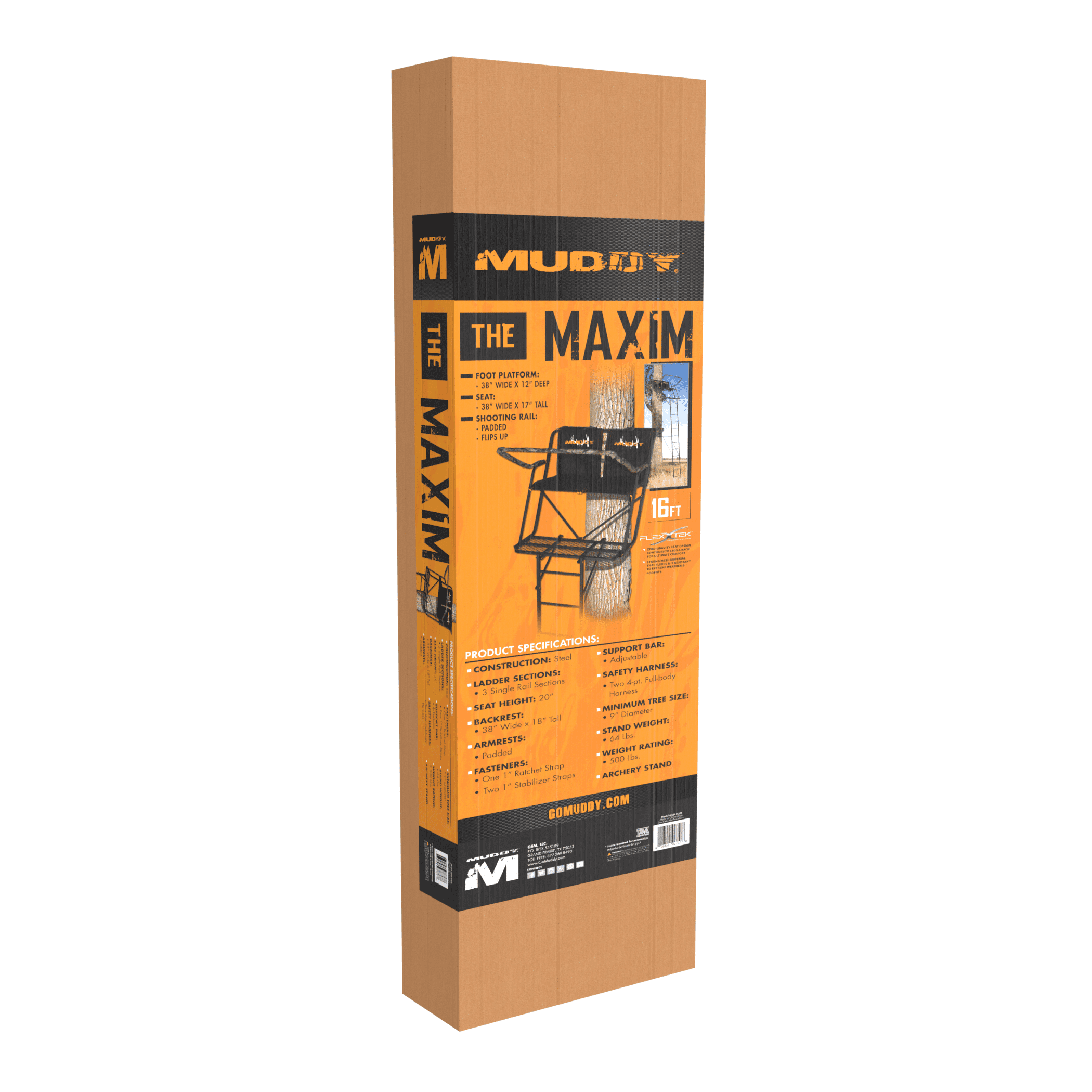 Muddy Maxim 2-Man Ladderstand, Black