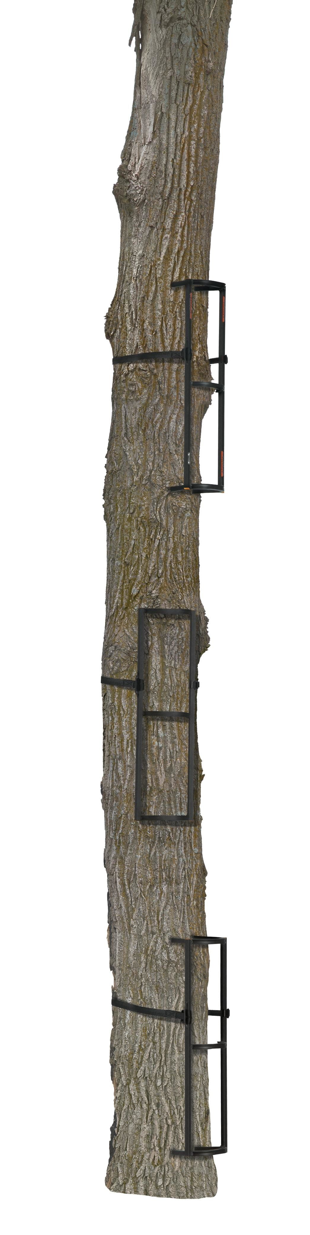 Muddy Stagger Step 3 Pack- Great for Crooked or Leaning Trees, Black (MUD-MCS1200-3)
