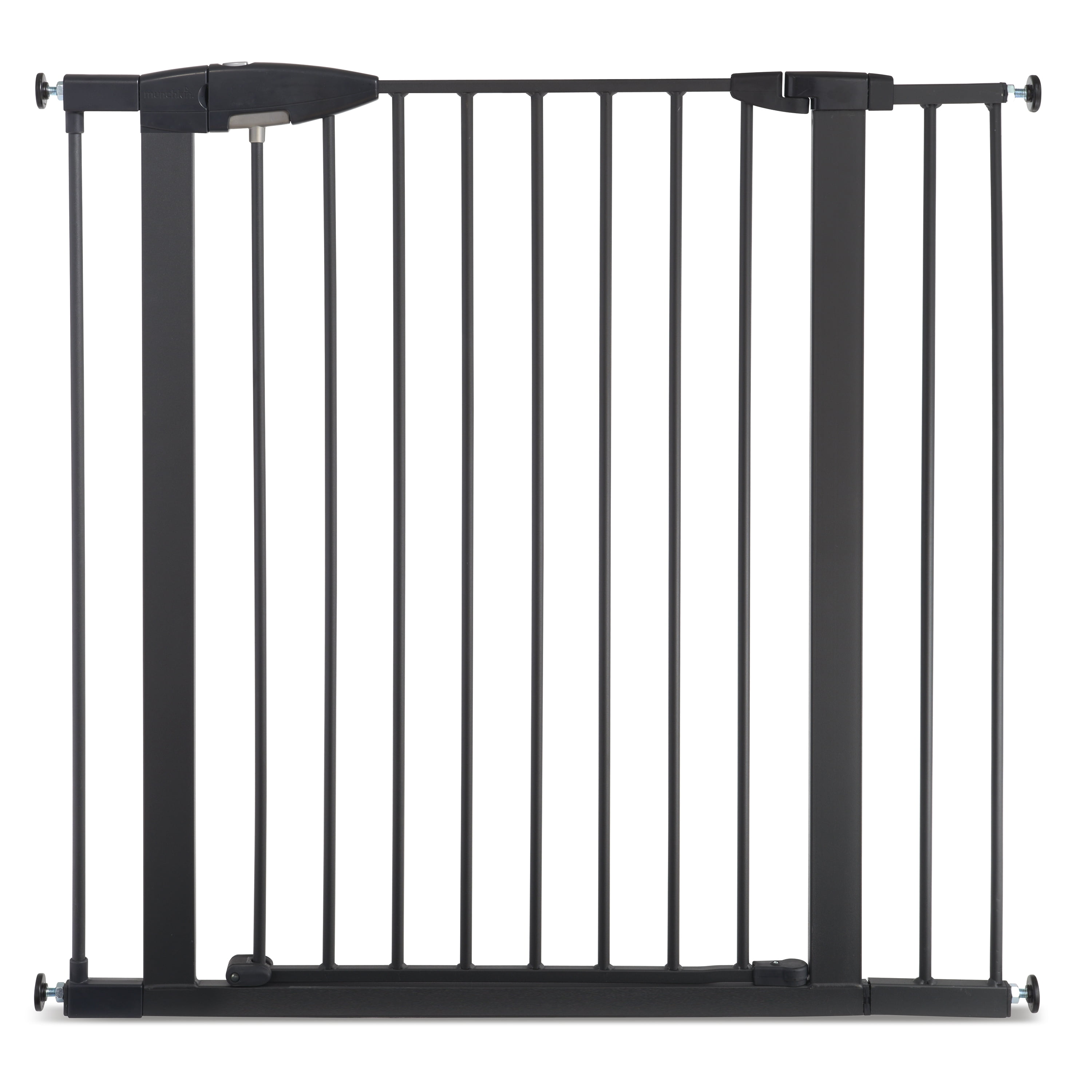 Munchkin® Easy Close XL™ Pressure Mounted Metal Baby Gate for Stairs, Hallways and Doors, Black