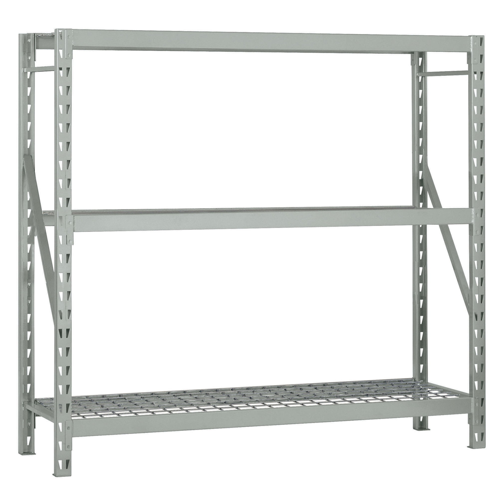 Muscle Rack Freestanding Garage Storage Shelf, Silver, 800 lbs Capacity
