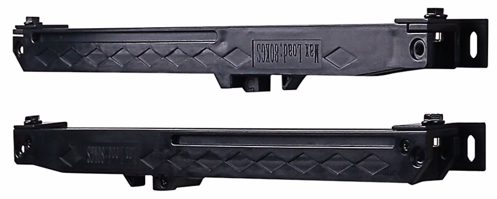 National Hardware N700-112 17.3 in x 1.29 in Matte Black Soft Close Barn Door Hardware Kit