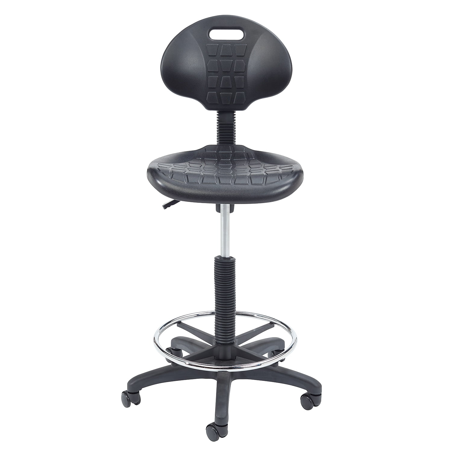 NPS 6700 Series 22-32" Height Modern Polyurethane Task Chair in Black