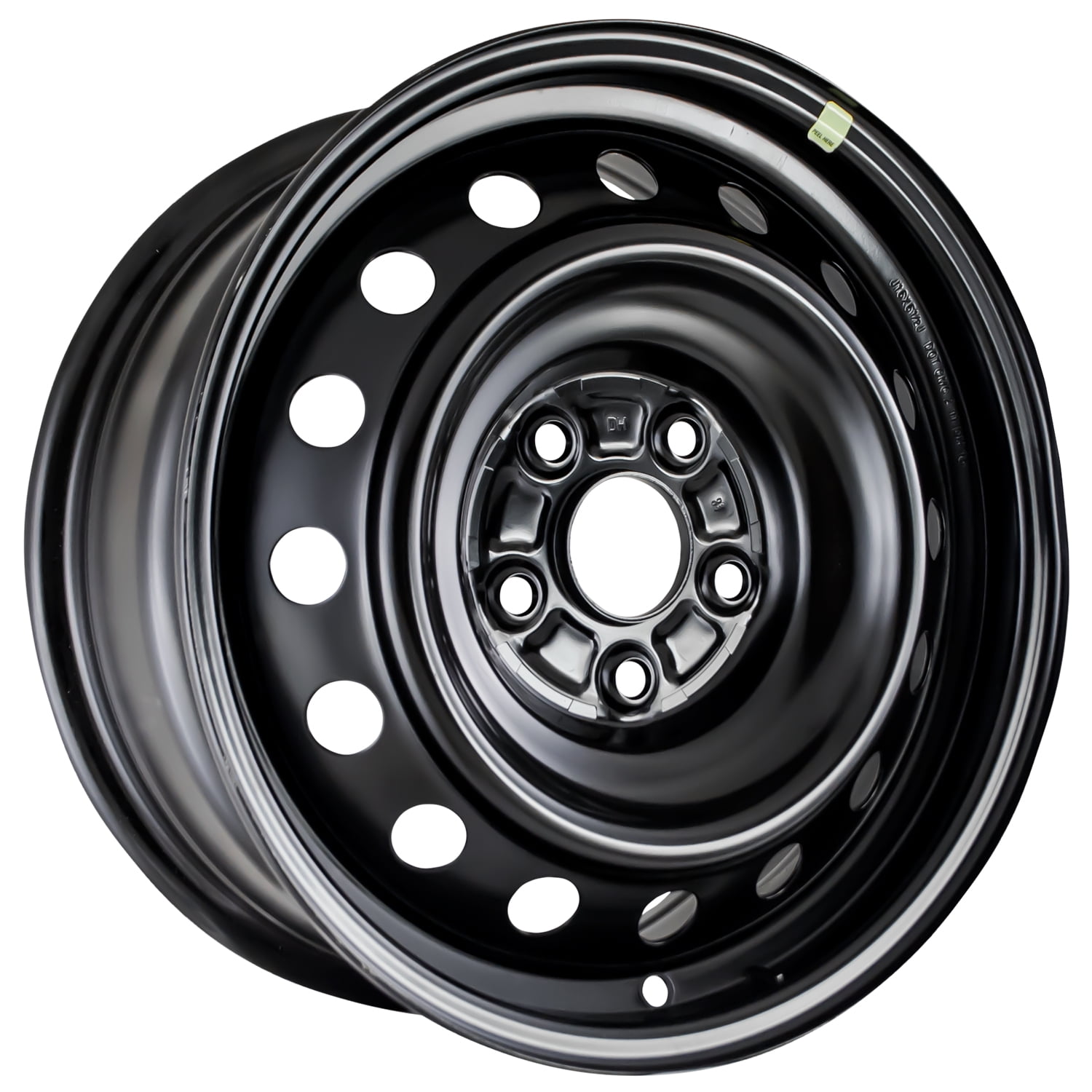 New Aftermarket Painted Black Steel Wheel 16 x 6.5 4261102A30 16 Hole Style fits 2009 Pontiac Vibe AWD Wagon 4-Door 2.4L 2362CC l4 GAS DOHC Naturally Aspirated