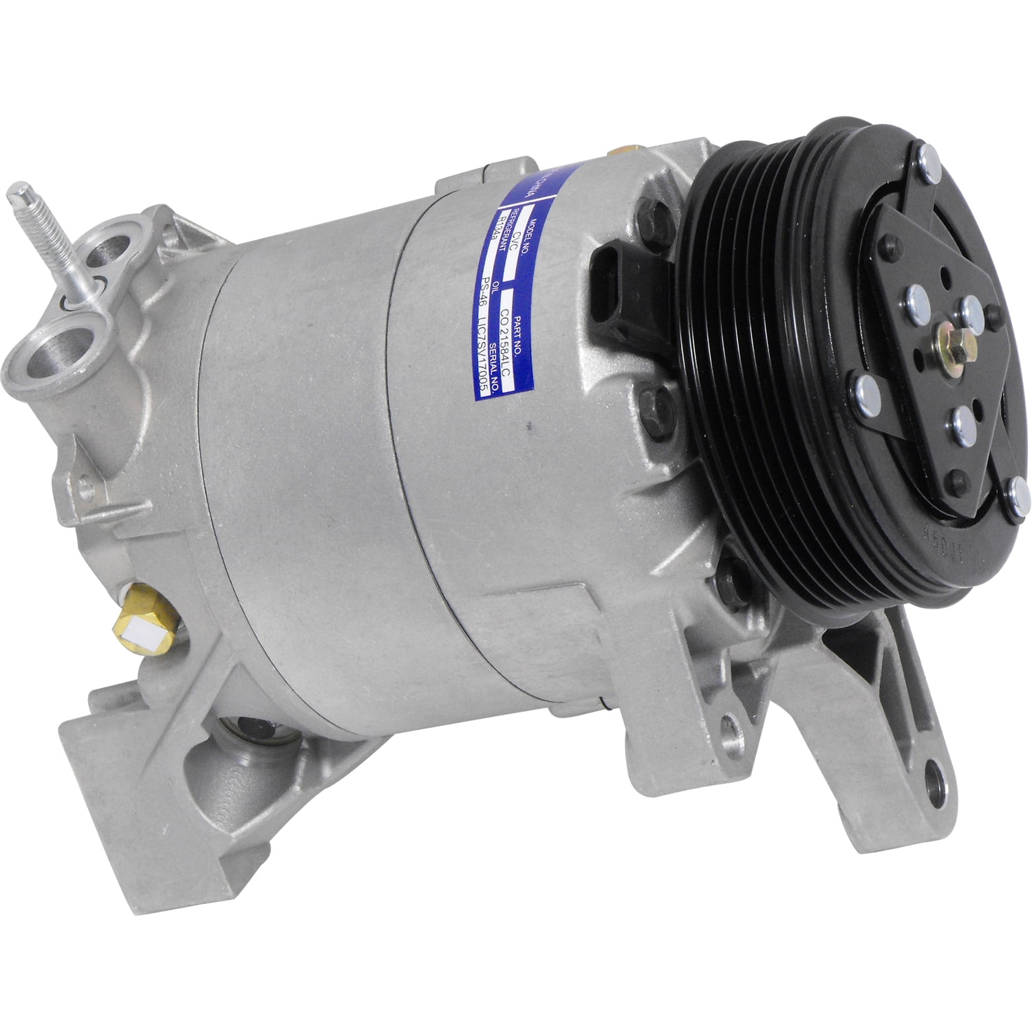 New UAC CO 21584LC A/C Compressor -- CVC Compressor Assembly Fits select: 2008 CHEVROLET MALIBU LTZ, 2007-2009 SATURN AURA XR