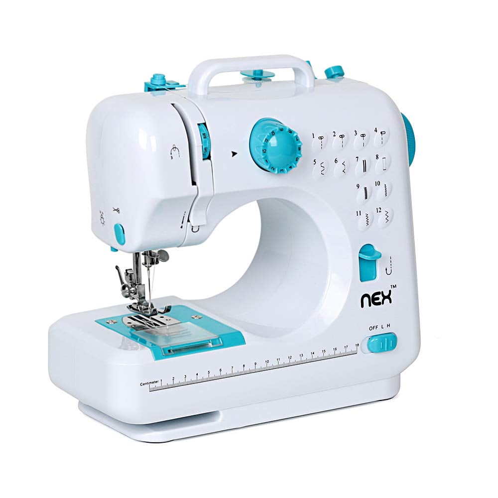 NEX Multi-functional Portable Professional Sewing Machine, Two Speed Control, Double Thread
