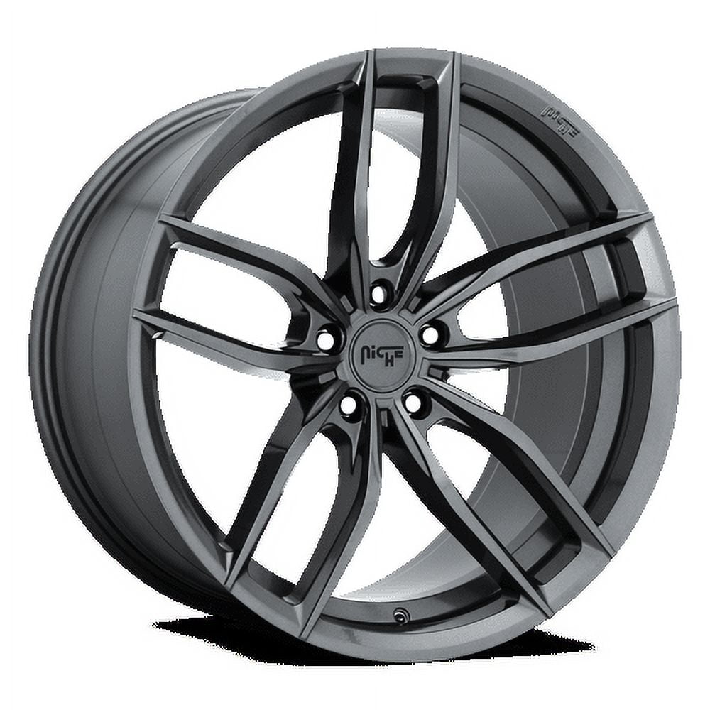 Niche 1PC Aluminum Rim M204 VOSSO 17X8in Matte Anthracite Finish, M204178031+40