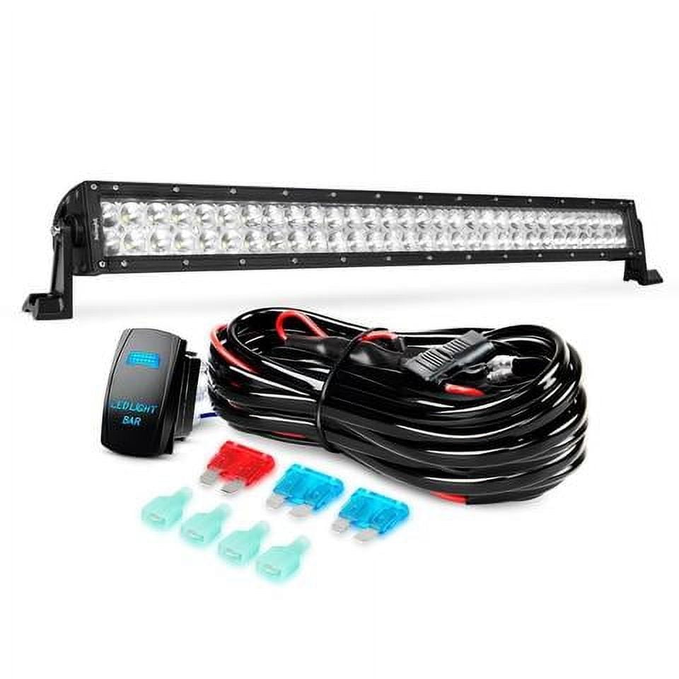 Nilight 32" 180W LED Light Bar Fits Off-Road Vehicles
