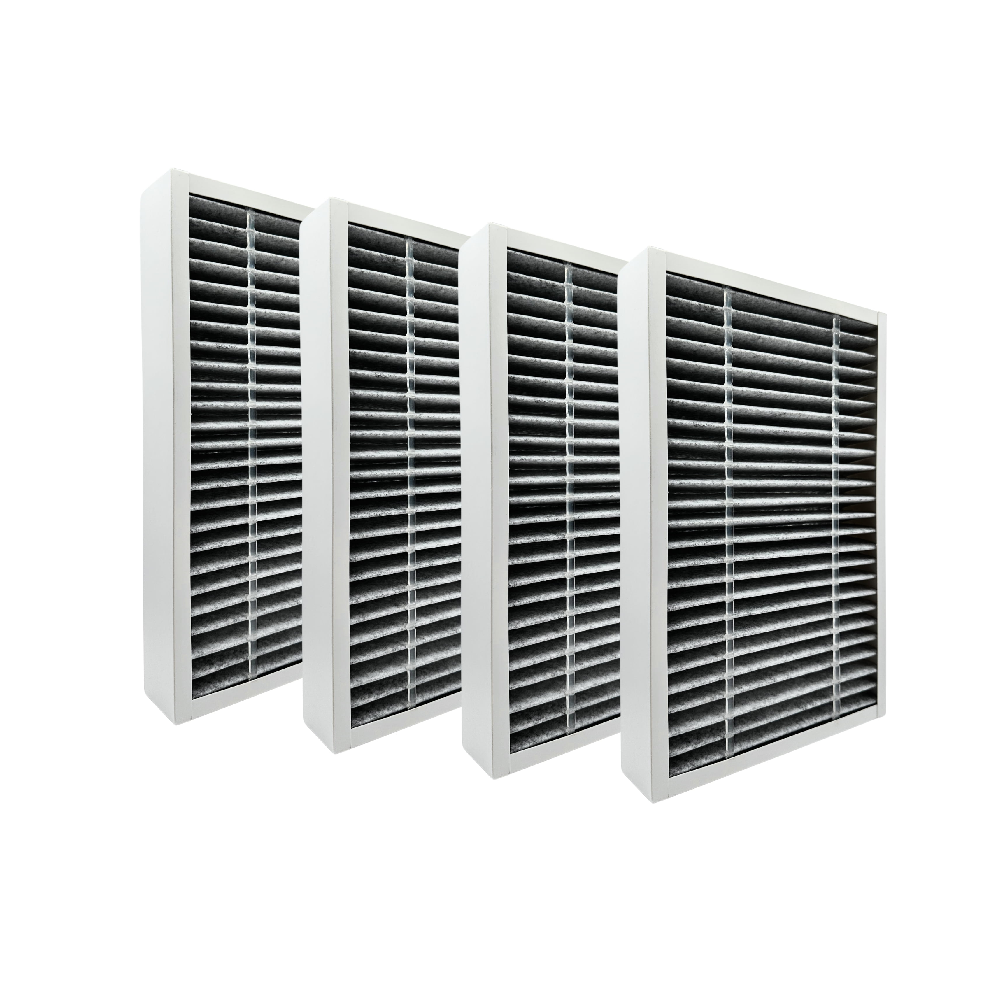 Nispira F1 FAPF-F1-O Carbon Odor Reduction HEPA Filter Replacement For 3M Filtrete C01 T02 Air Purifier FAP-C01-F1 FAP-T02-F1. 4 Units