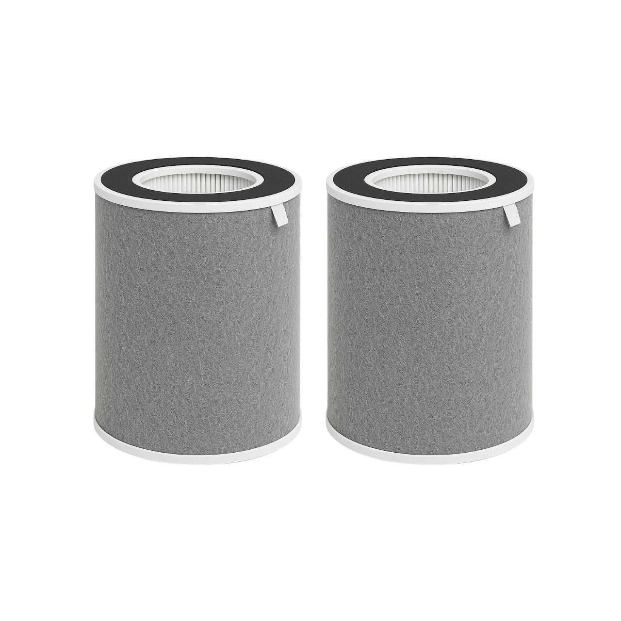 Nispira HP201 HP202 3-in-1 True HEPA Activated Carbon Filter Replacement | For Shark NanoSeal Air Purifier MAX HP200 Series HC501 HC502 | Size 8.68" x 8.68" x 12.1" 2 Pack