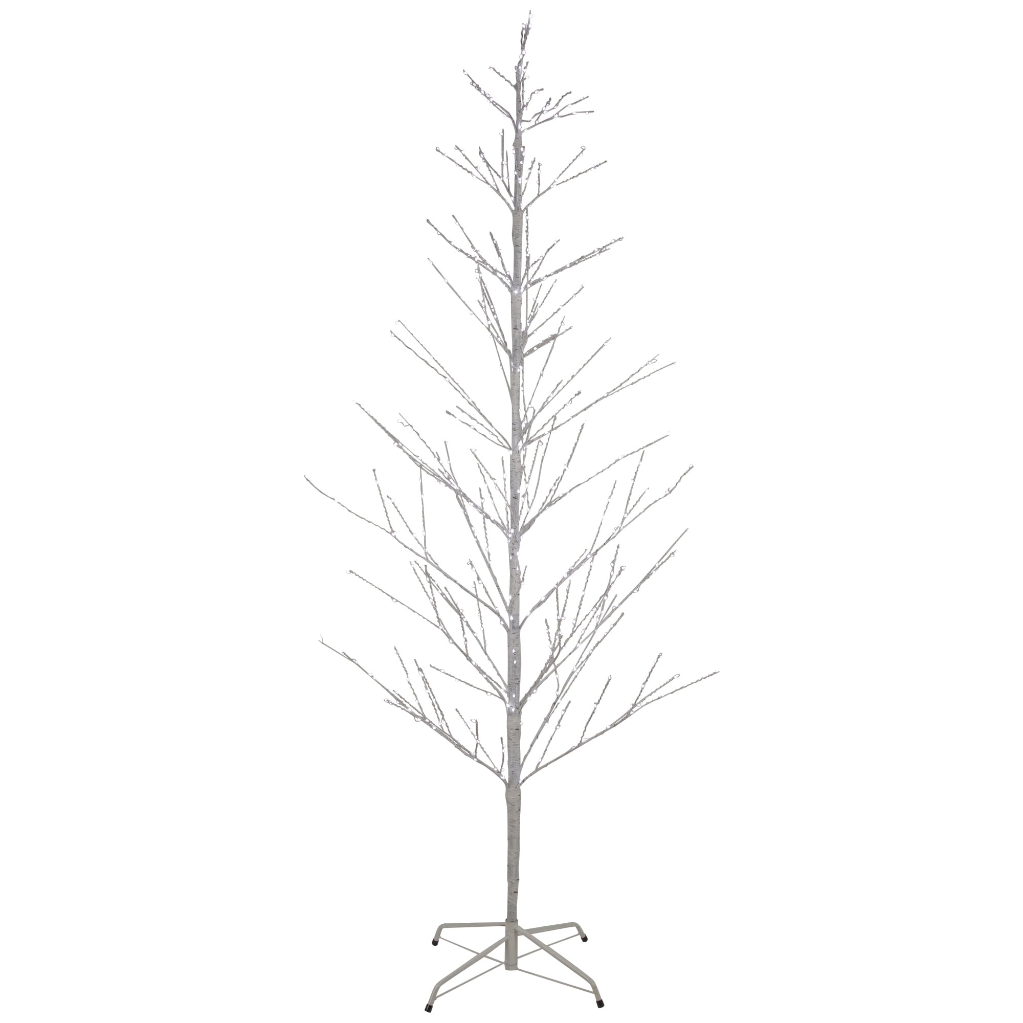 Northlight 6' LED Lighted White Birch Christmas Twig Tree - Pure White Lights