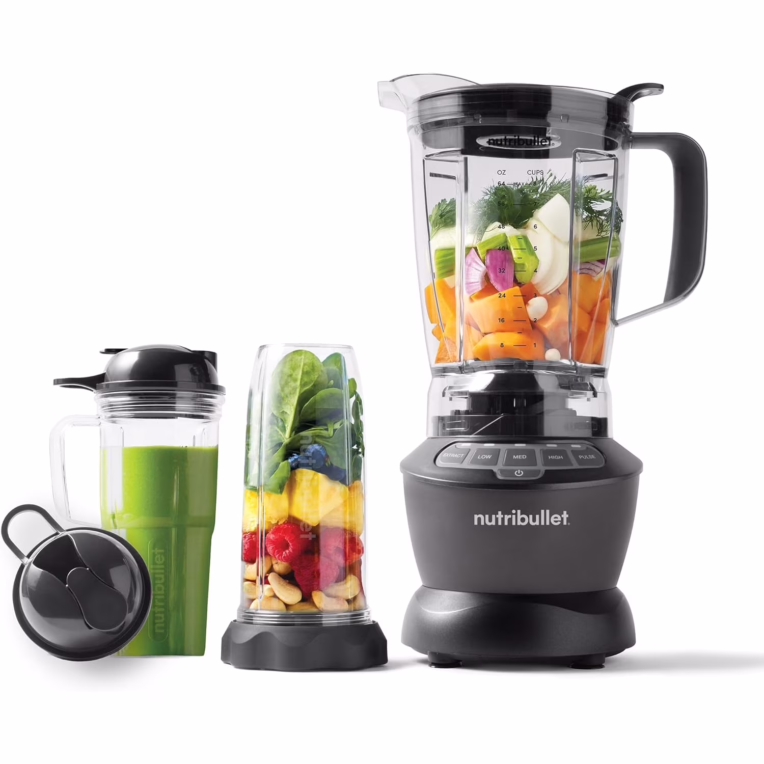 Nutribullet NBF50600 Gray Pro Full Size Blender