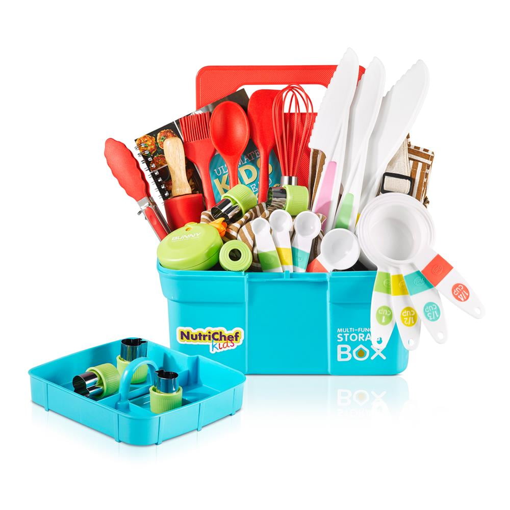 NutriChef Kids Cooking & Baking Set Complete Set for Girls & Boys, Includes Little Chef's Apron