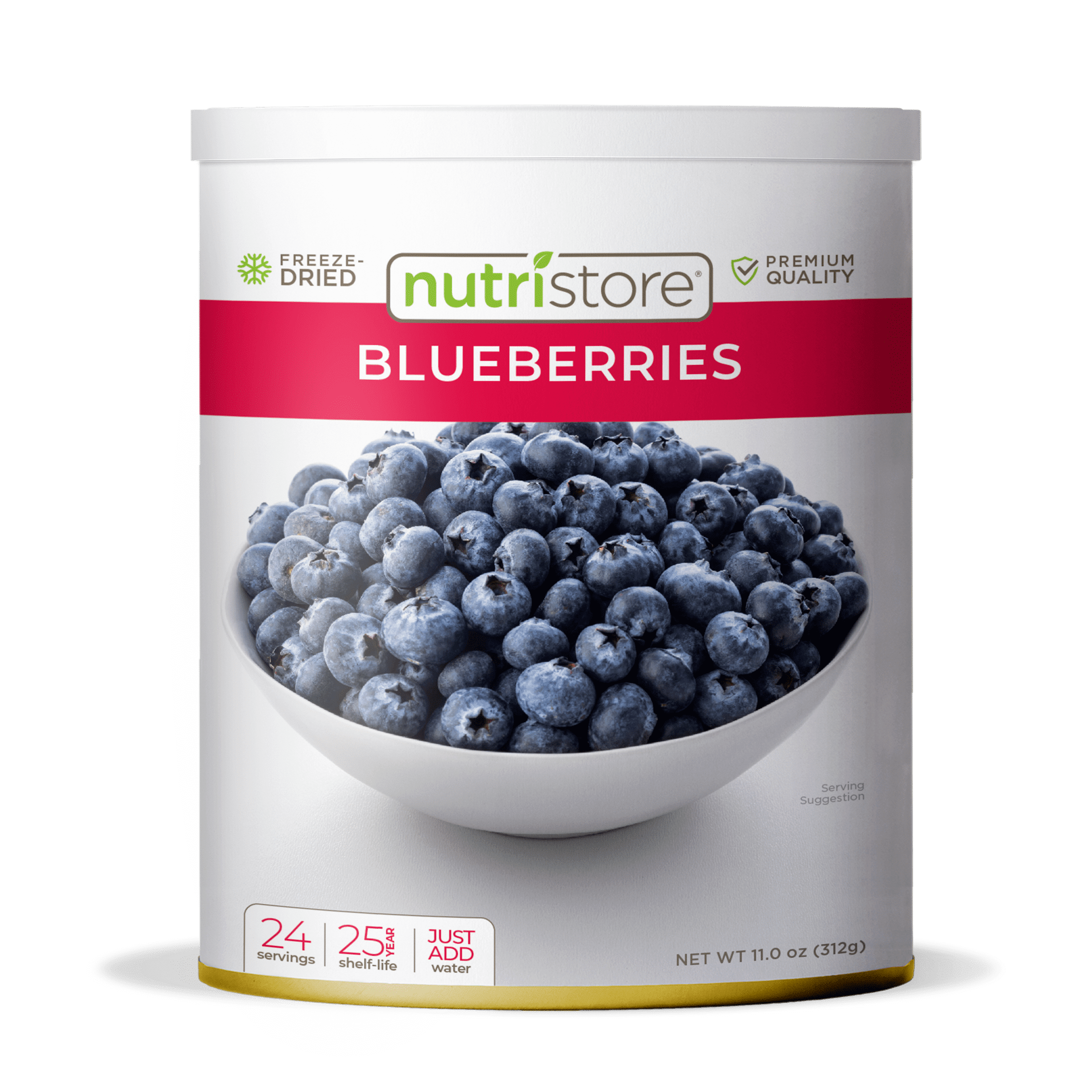 Nutristore Freeze-Dried Blueberries No. 10 Can