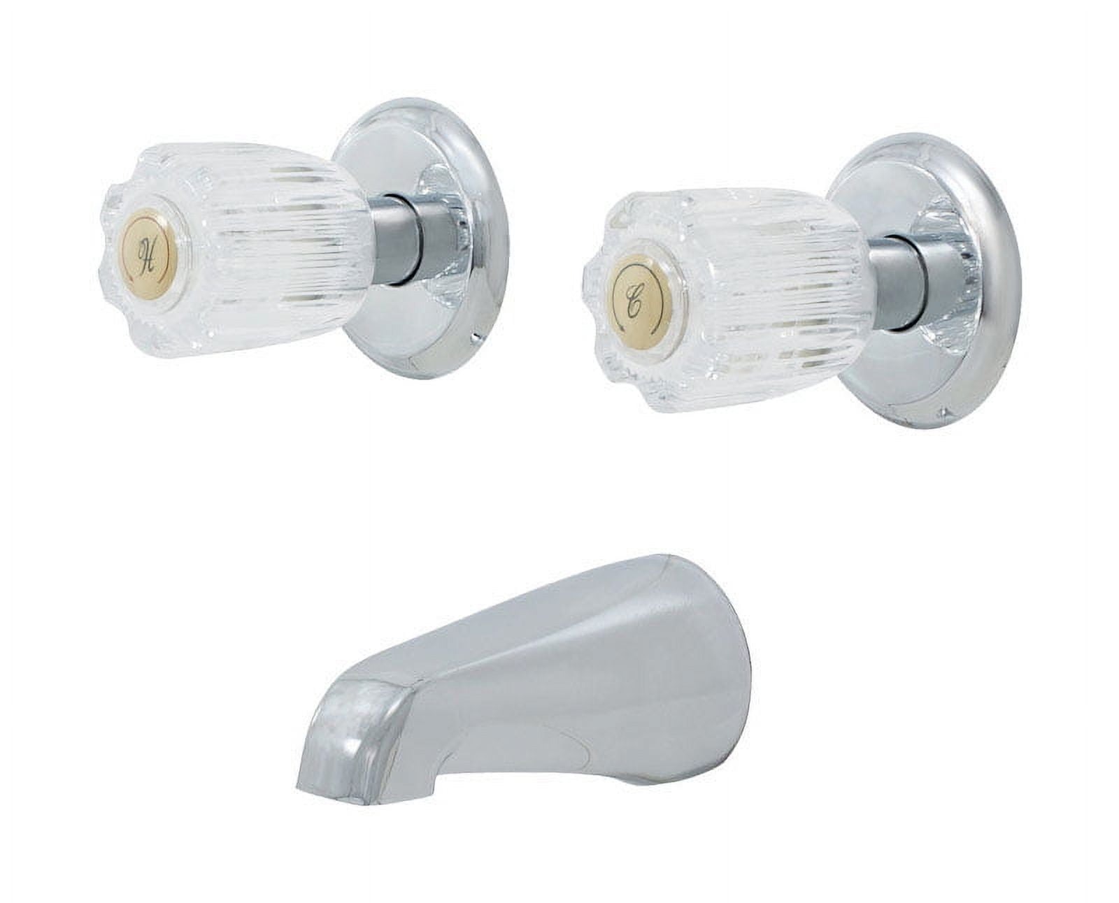 OakBrook Two Handle Tub Filler Bath Faucet, Chrome