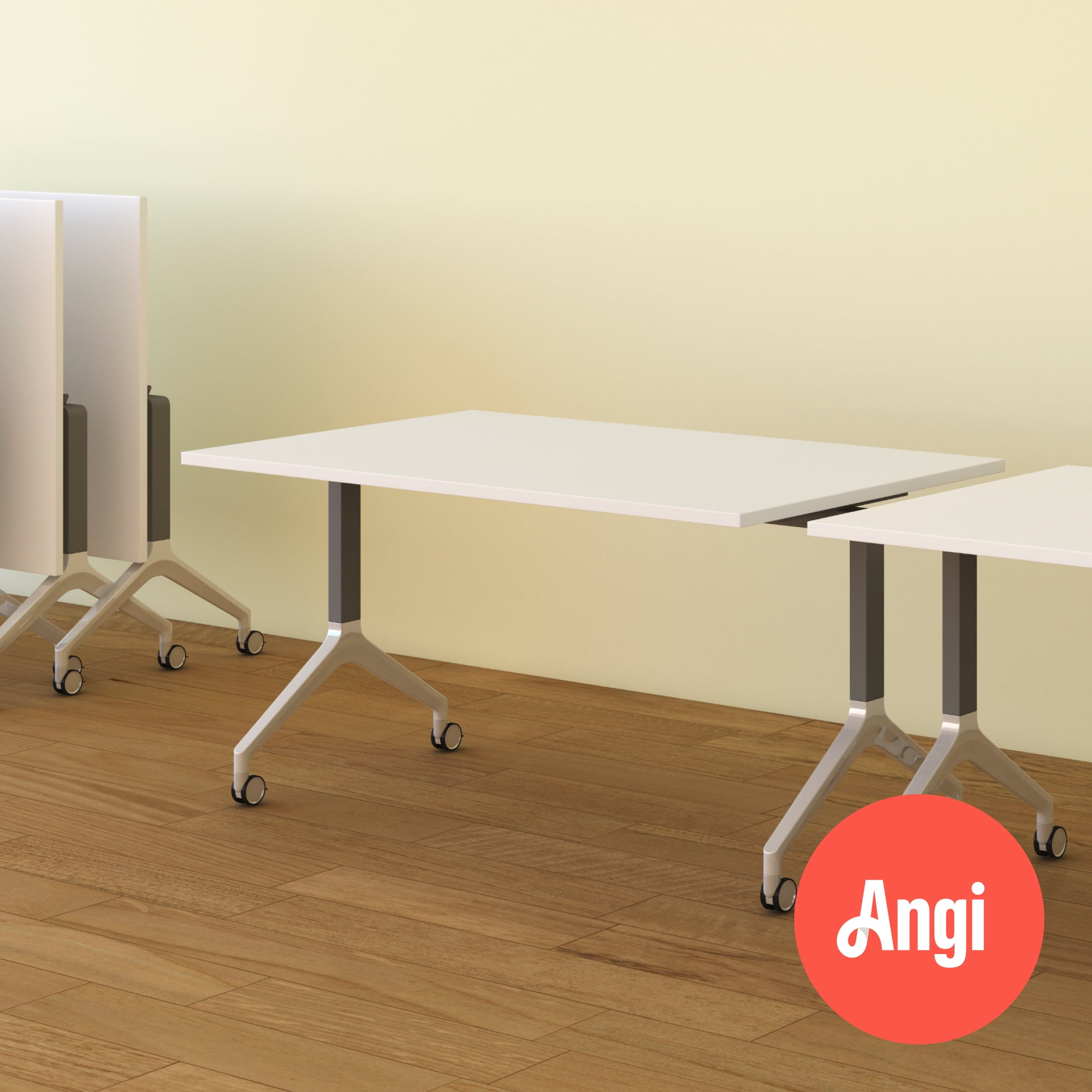 Office Folding Table & Chair Assembly