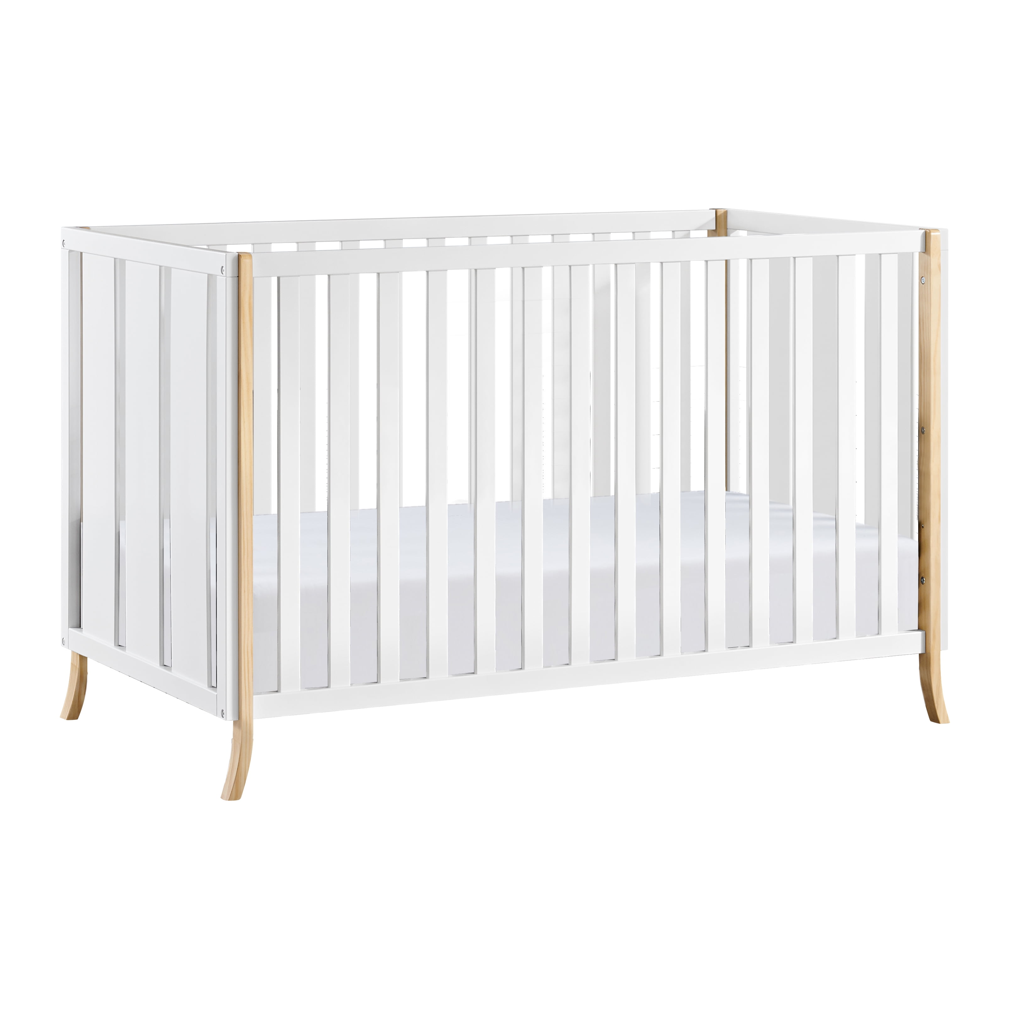 Oxford Baby Arlie 4 in 1 Convertible Island Crib White