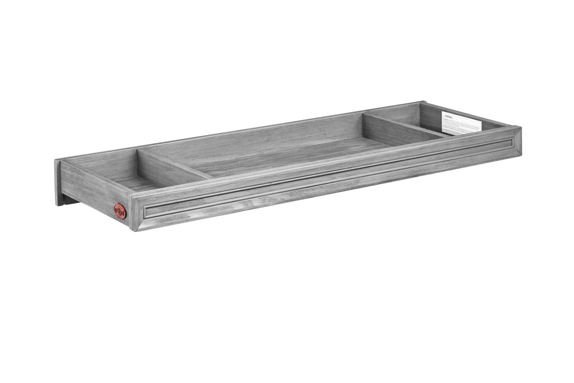 Oxford Baby Changing Topper for Willowbrook & Kenilworth 6-Drawer Dressers, Graphite Gray