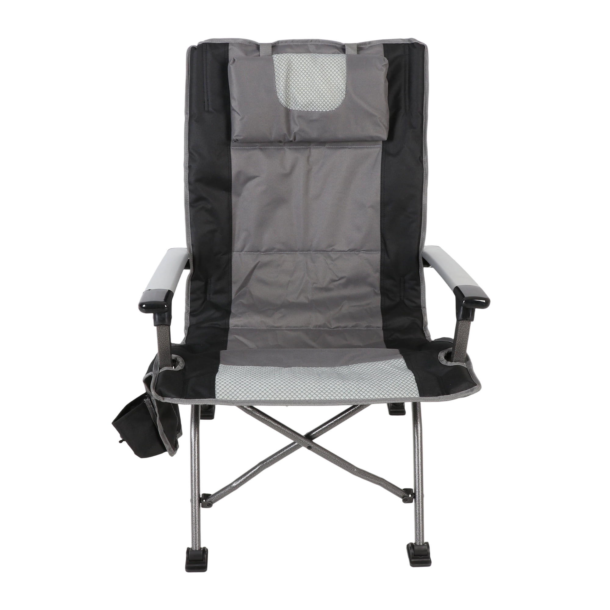 Ozark Trail High Back Camping Chair, Black, Adult