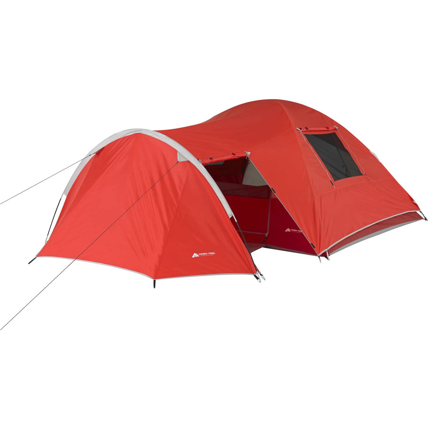 Ozark Trail 4-Person Dome Tent, with Vestibule and Full Coverage Fly, Floor Area - 8' x 8', Carry Weight - 11.9 lbs.
