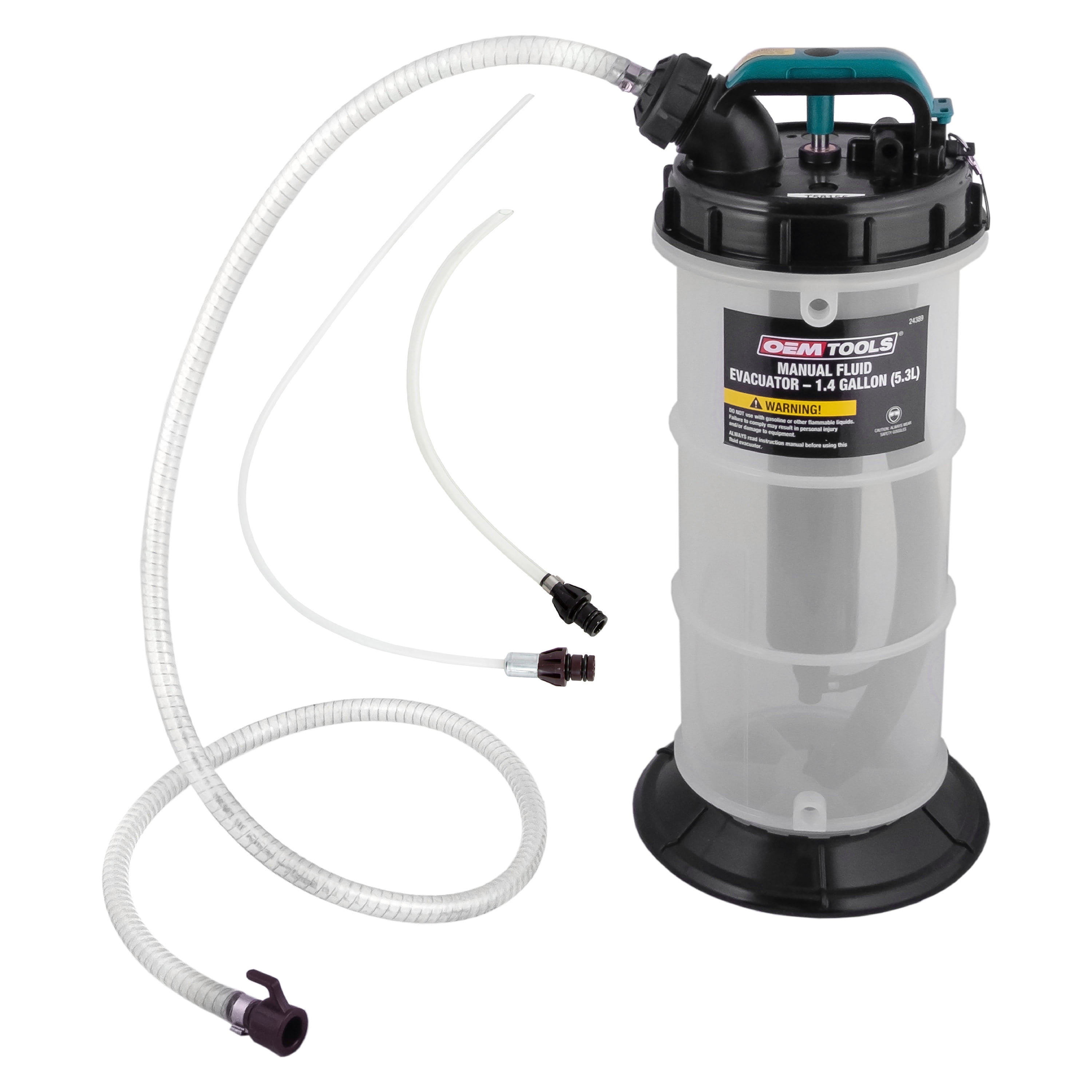 OEMTOOLS 24389 Manual Fluid Extractor - 1.4 Gallons (5.3L)