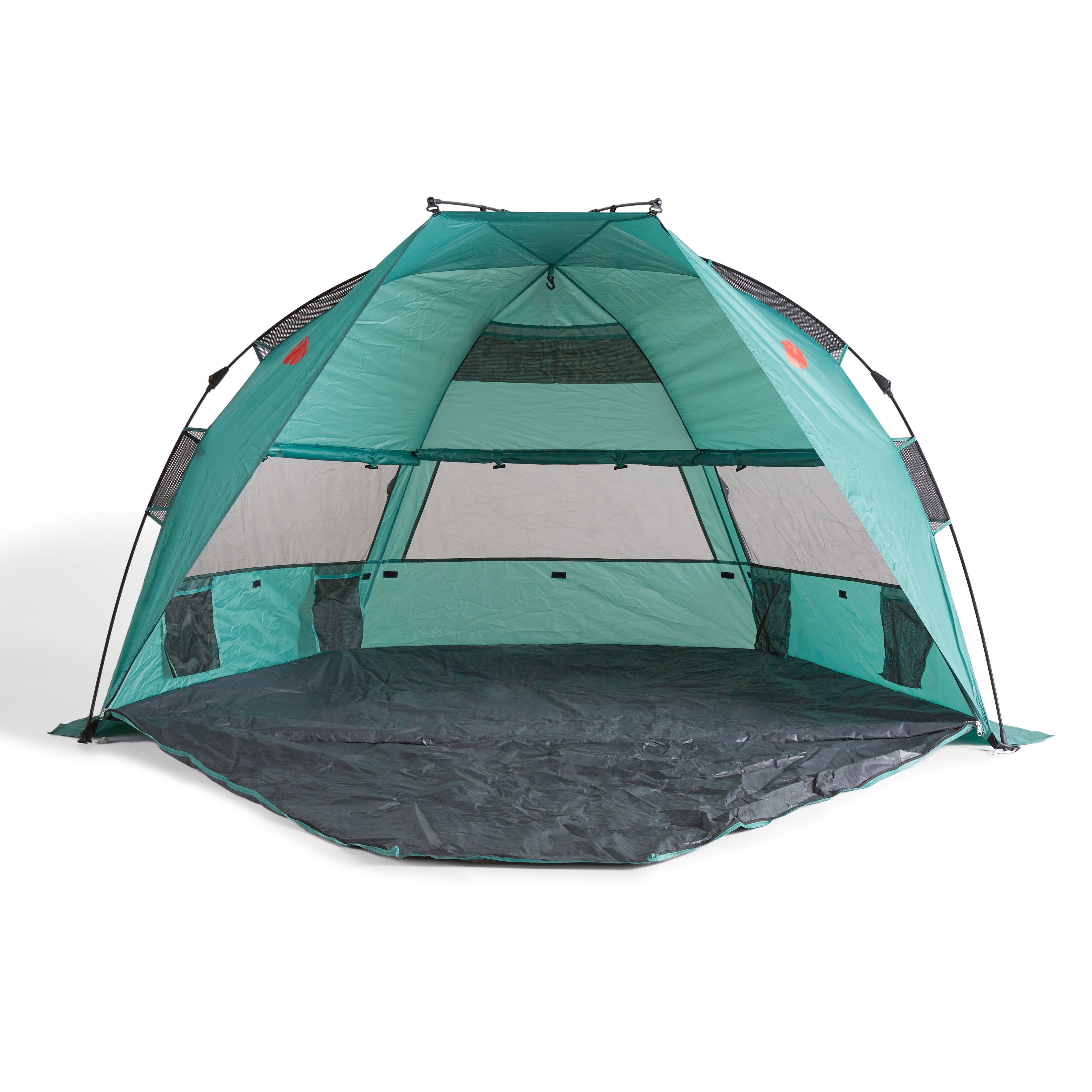 OMNICORE DESIGNS SunbusterXL4 Instant 4 Person Easy Set Up Sun Shelter - Green