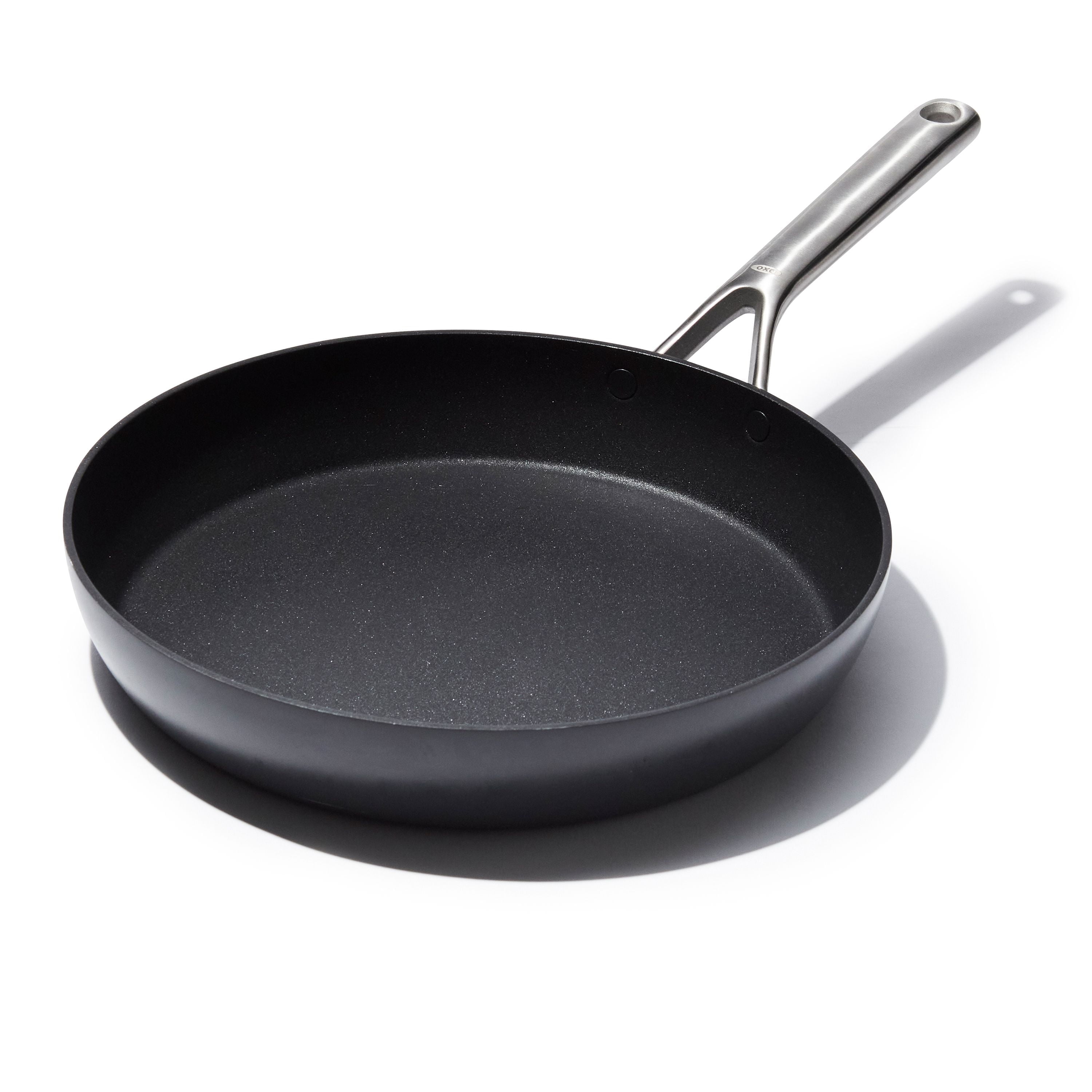 OXO 12" Professional Hard Anodized Frying Pan Skillet Nonstick Induction Compatible Oven Safe, Ceramic Black