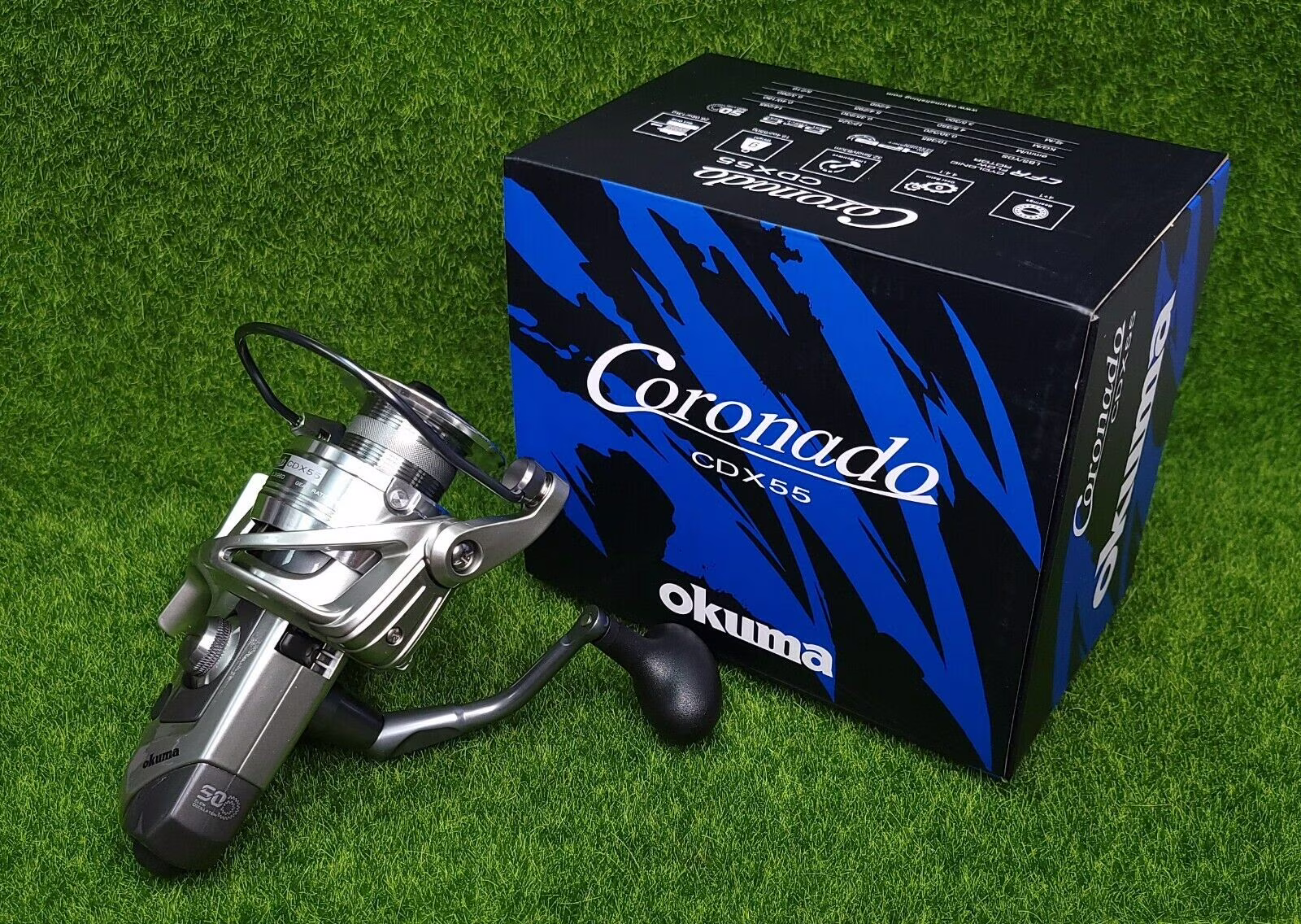 Okuma CDX-55 Coronado CDX Baitfeeder Spinning Reel 55