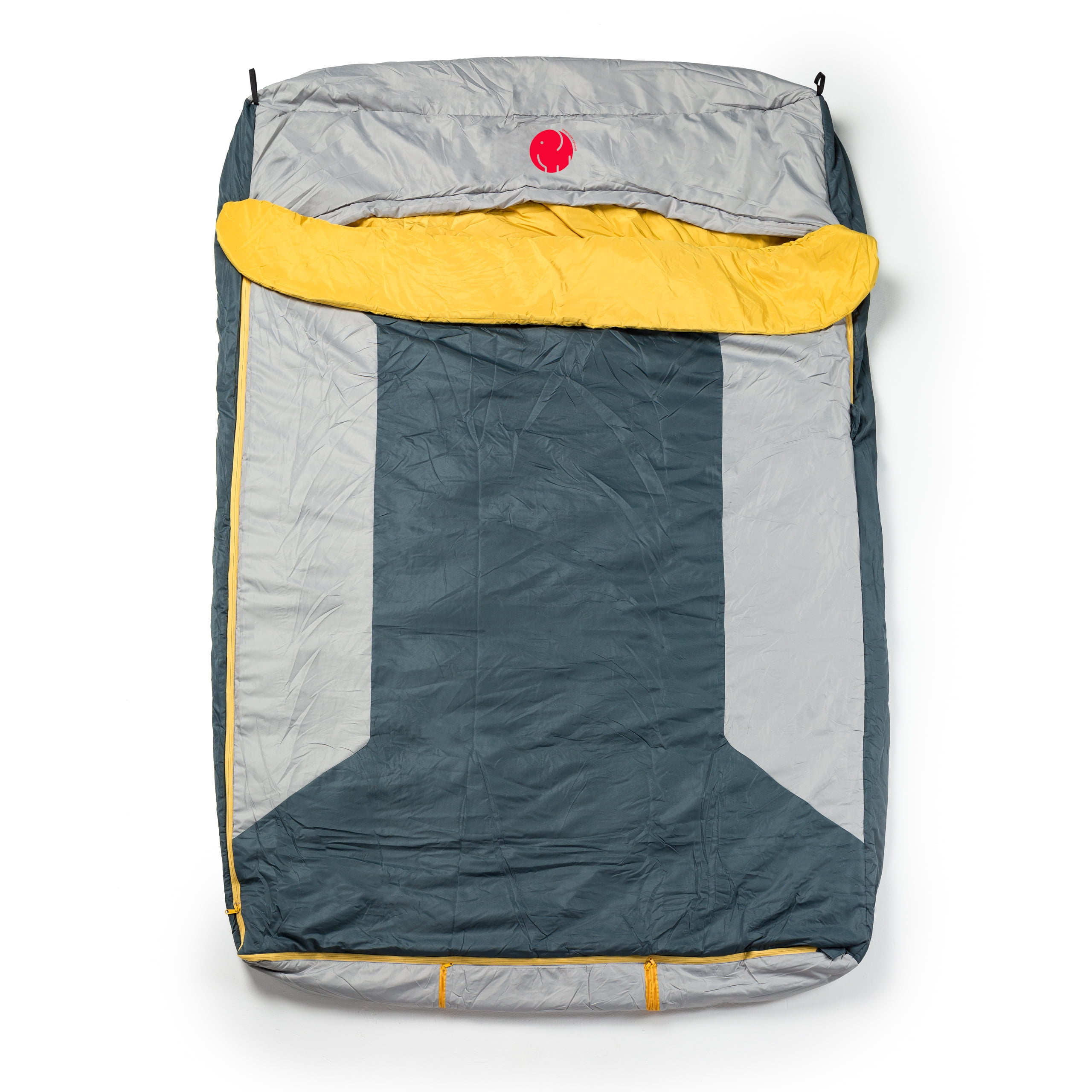 OmniCore Designs 30 F Double Wide Hooded Rectangular Sleeping Bag - Yellow