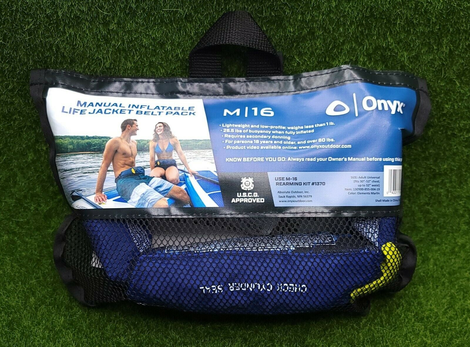 Onyx 130900-855-004-19 Manual Inflatable Belt