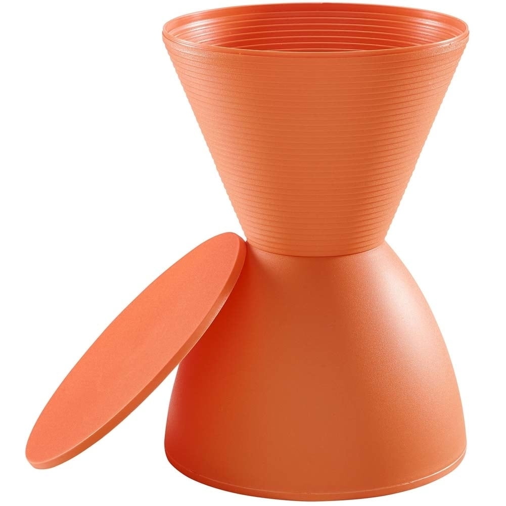 Modway Haste Stool in Orange