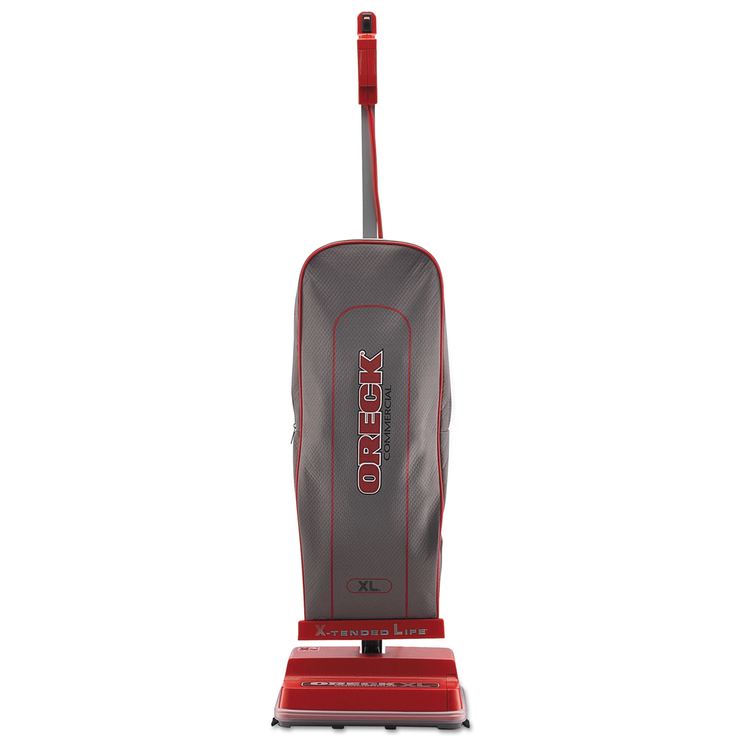 Oreck Commercial Upright Vacuum Cleaner with Permanent Belt, For Carpet and Hard Floor, U2000RB1