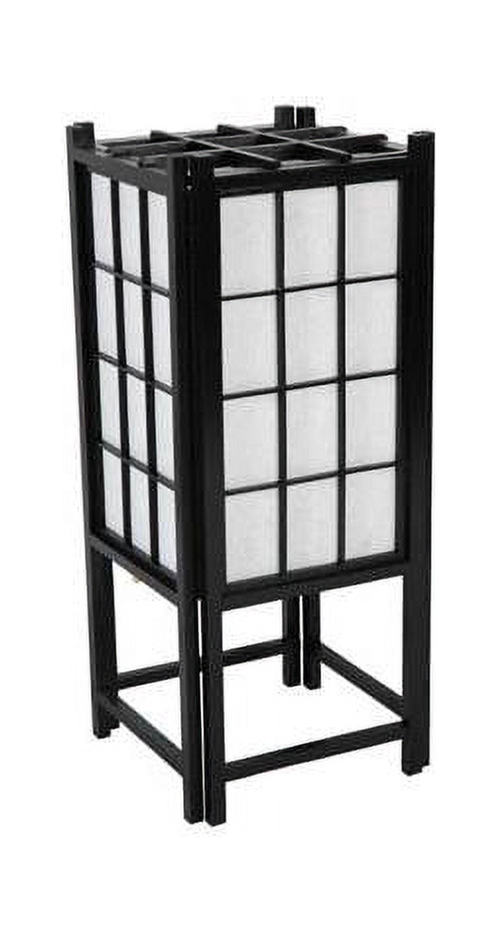 Oriental Furniture 18" Window Pane Shoji Lamp