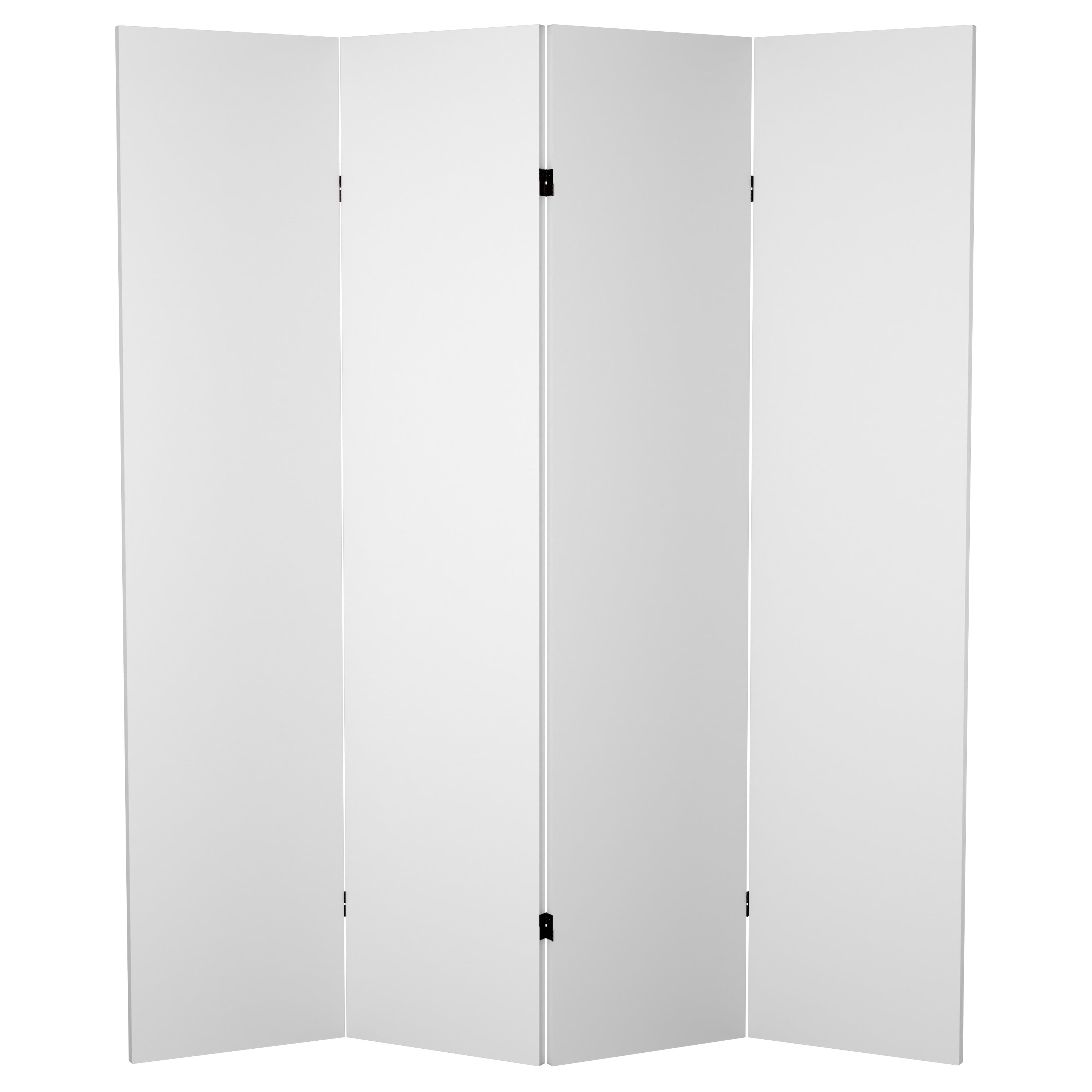 Red Lantern 6 ft. Tall Do It Yourself Canvas Room Divider - 4 Panel