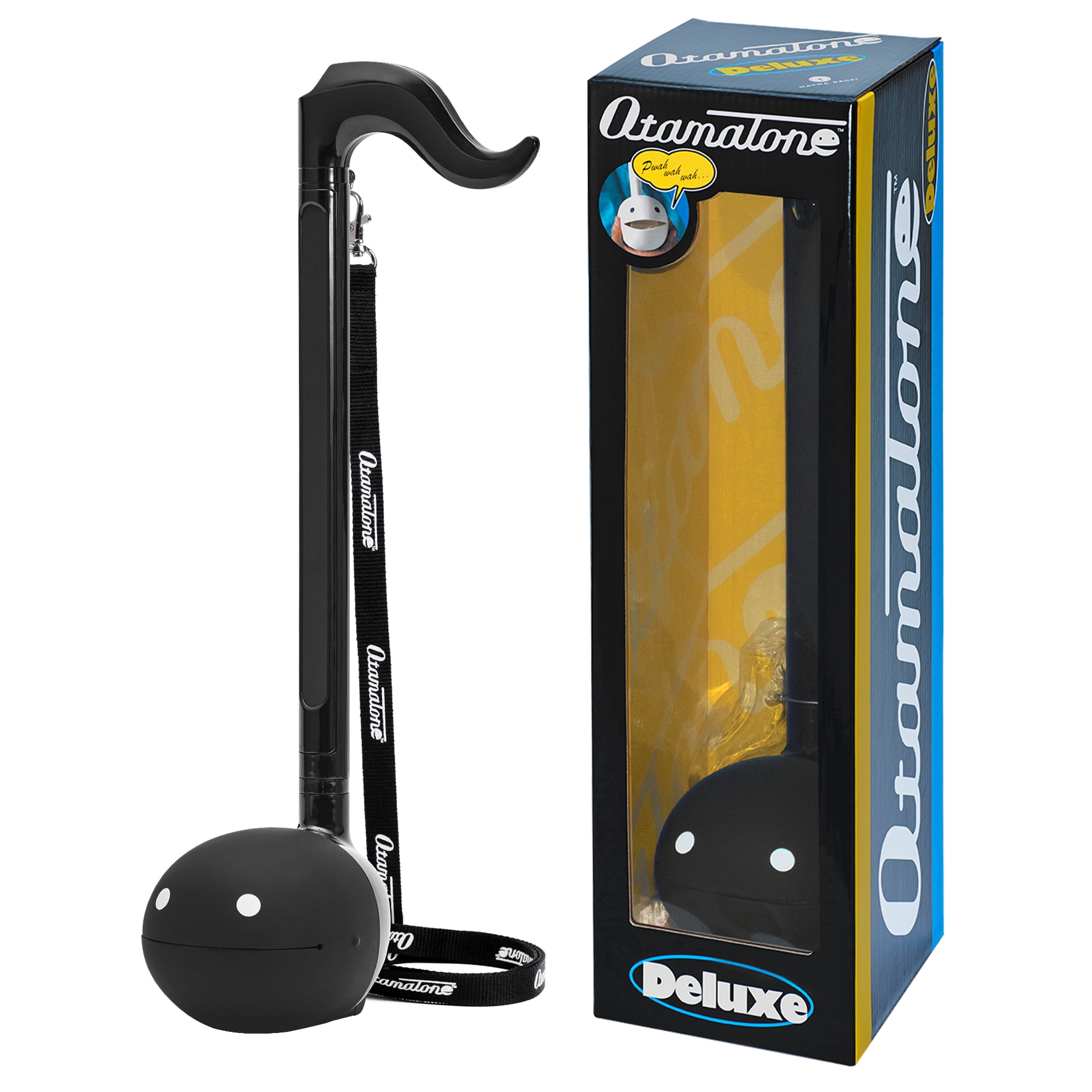 Otamatone Deluxe Musical Instrument Synthesizer for Adults - Black